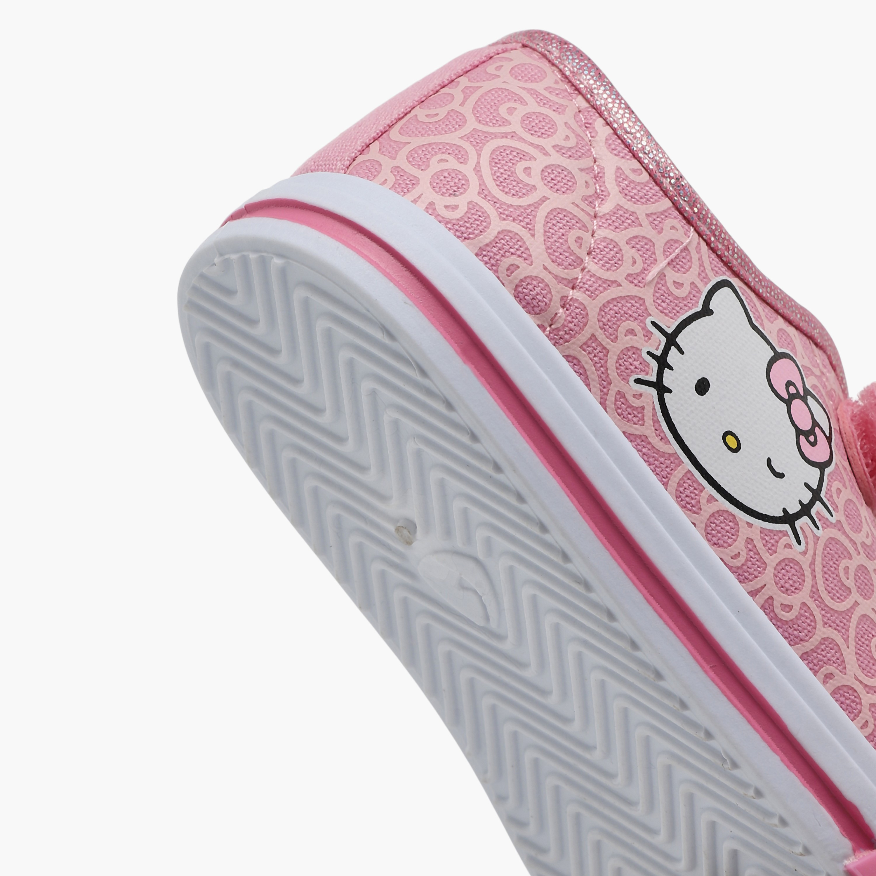 Hello Kitty Girls Hook & Loop Ankle Sneakers-girls-shoes-sneakers-image-5