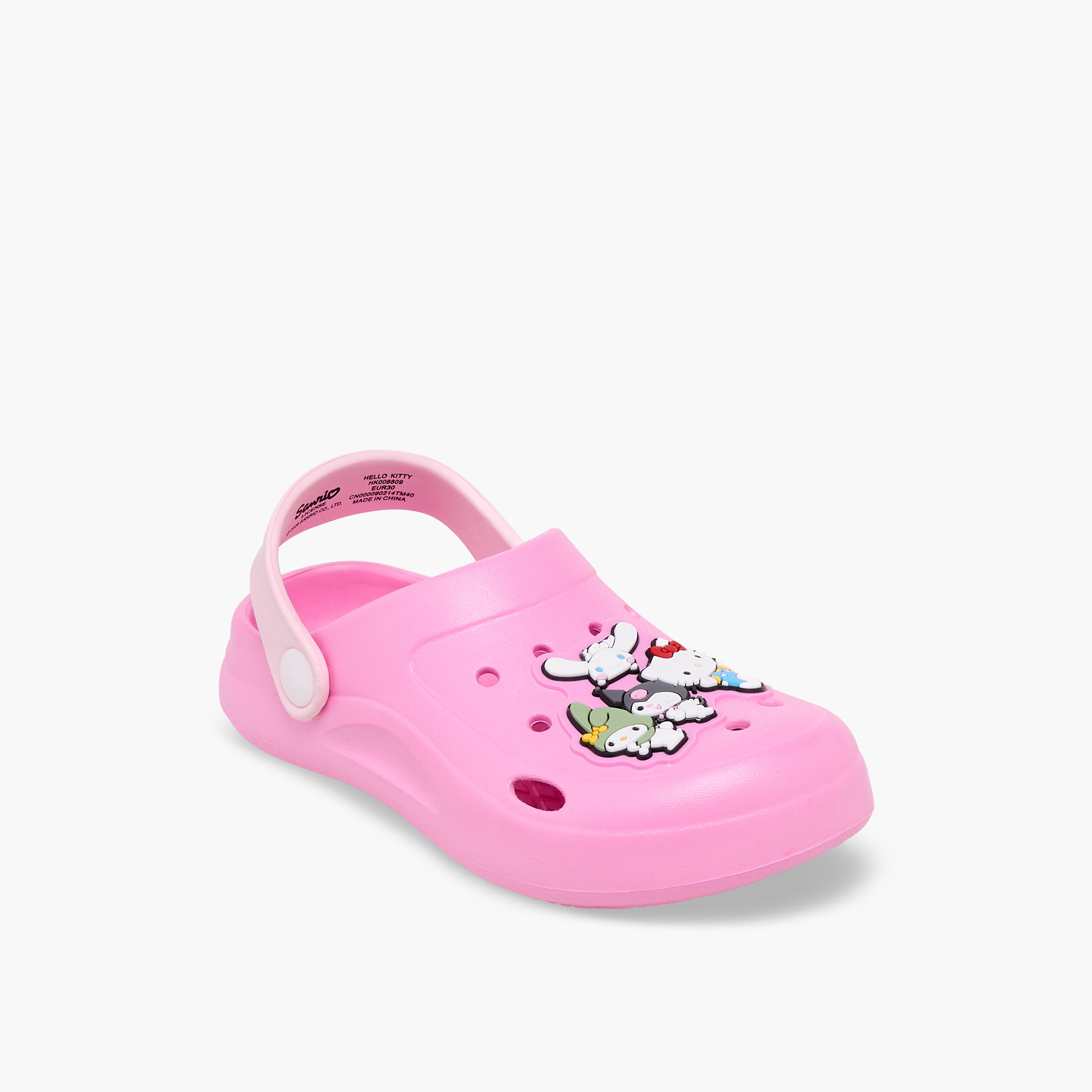 Hello Kitty Girls Applique Clogs-girls-shoes-sandals-image-2