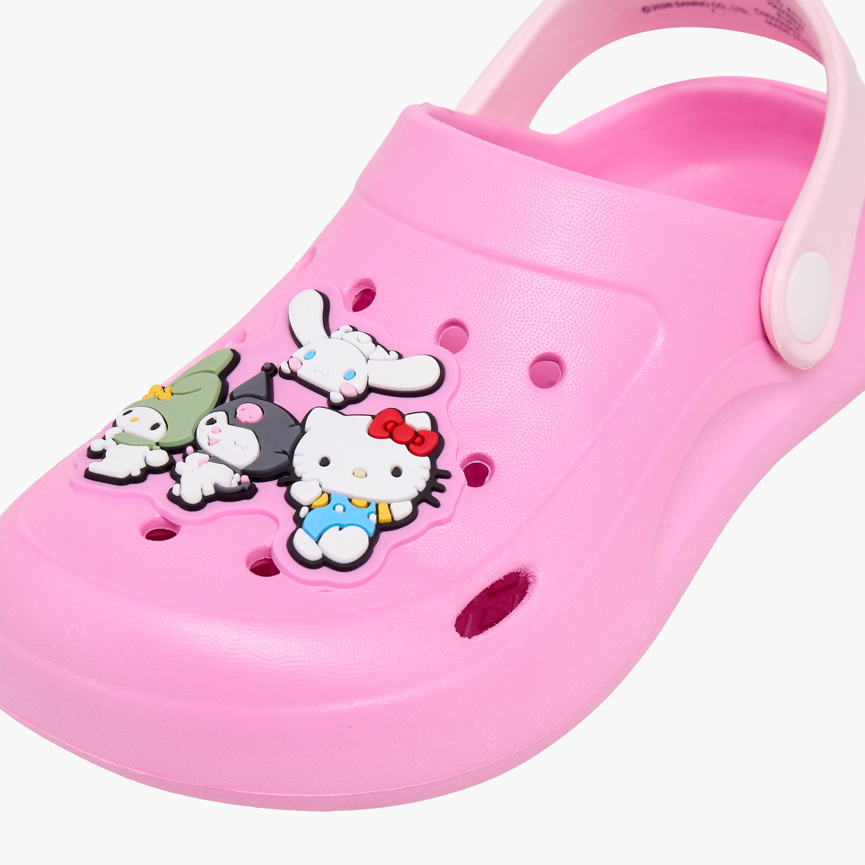 Hello Kitty Girls Applique Clogs-girls-shoes-sandals-image-4