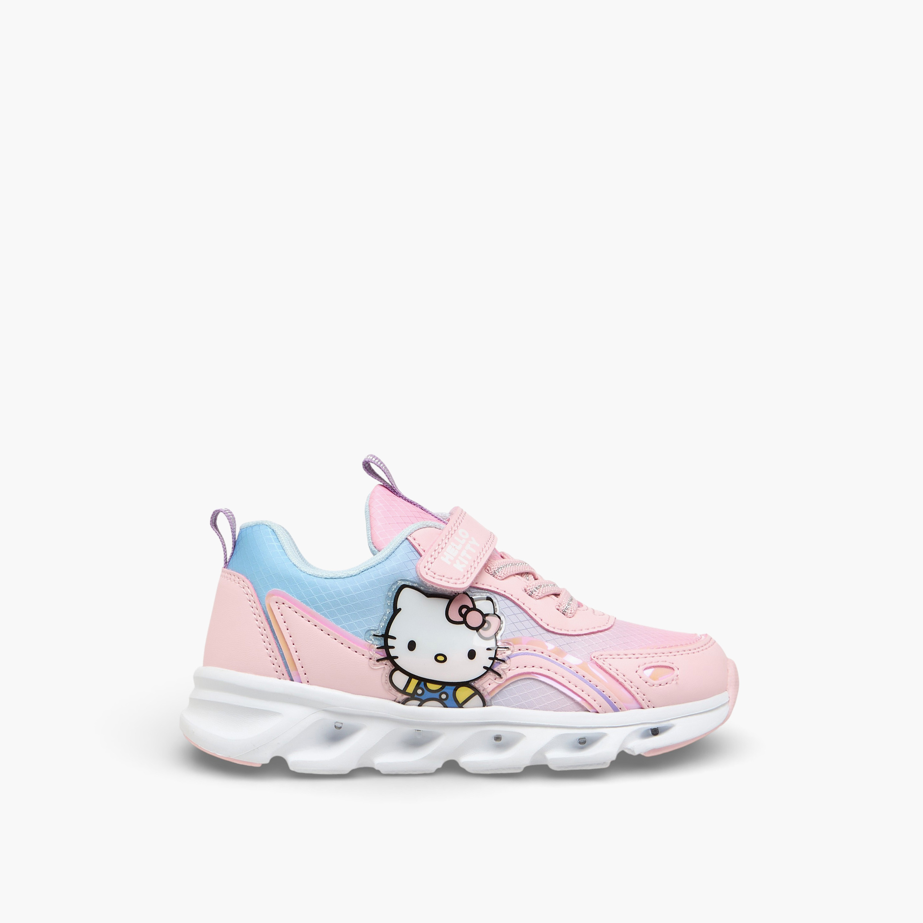 Hello Kitty Girls Hook & Loop Light-Up Sneakers-girls-shoes-sneakers-image-3