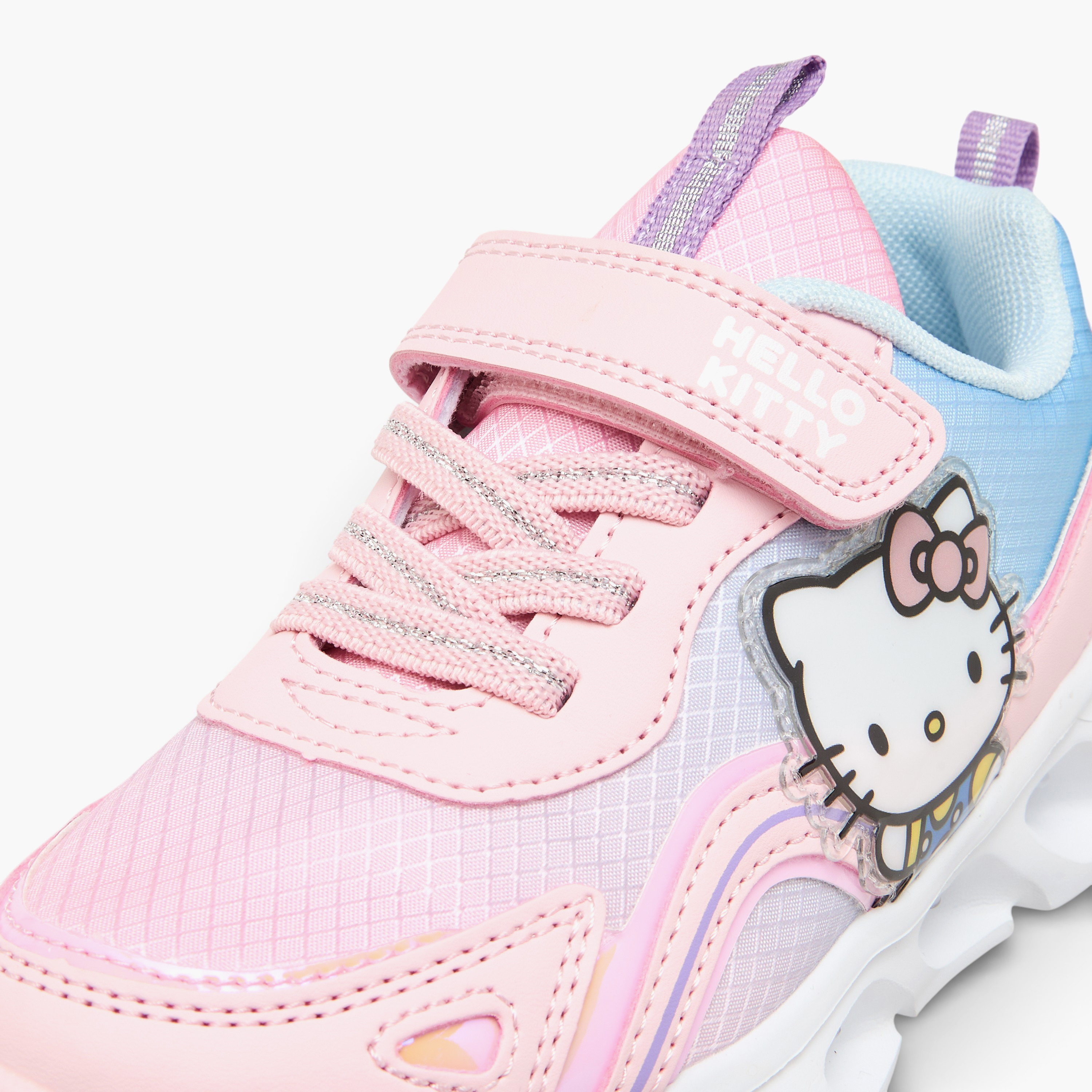 Hello Kitty Girls Hook & Loop Light-Up Sneakers-girls-shoes-sneakers-image-4