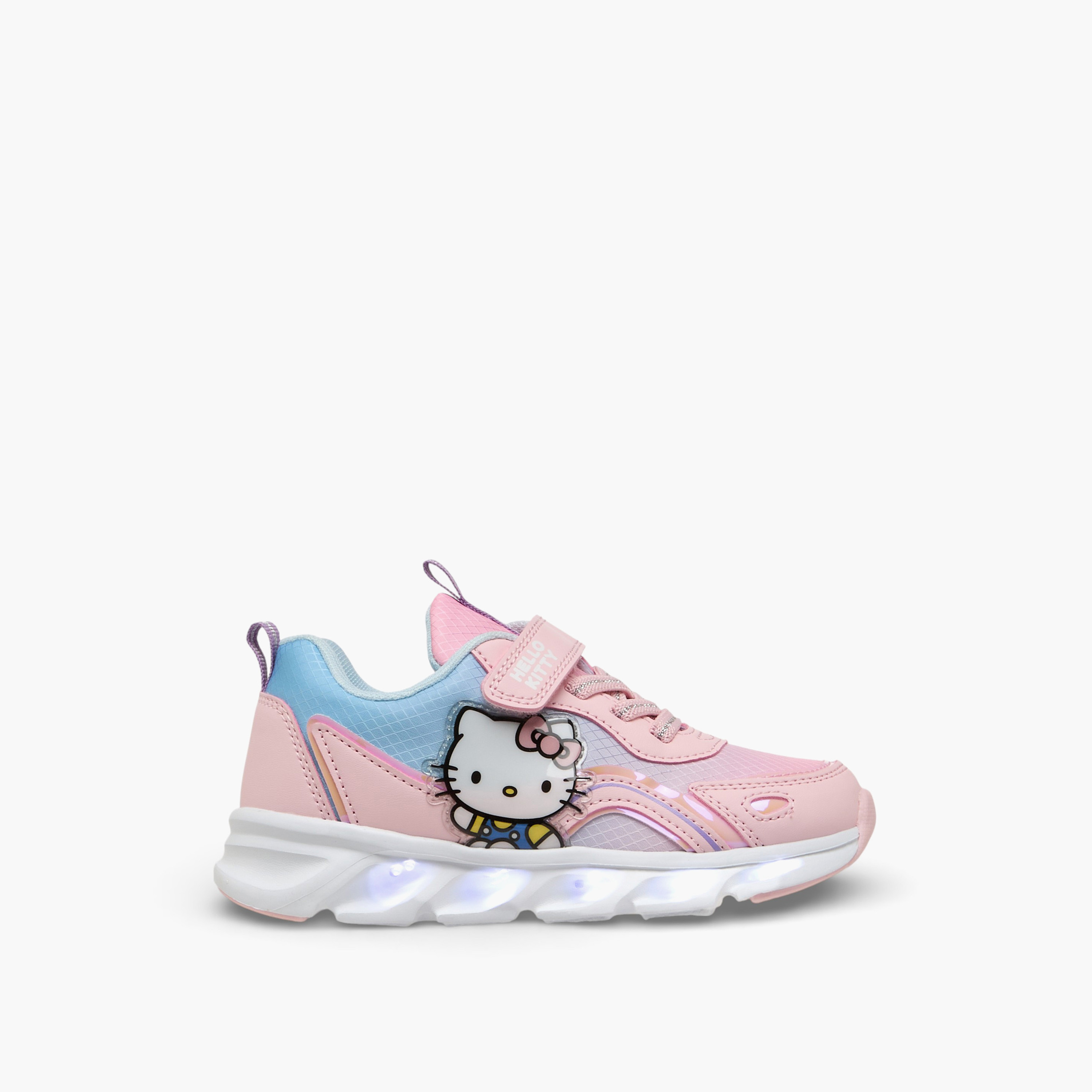 Hello Kitty Girls Hook & Loop Light-Up Sneakers-girls-shoes-sneakers-image-6