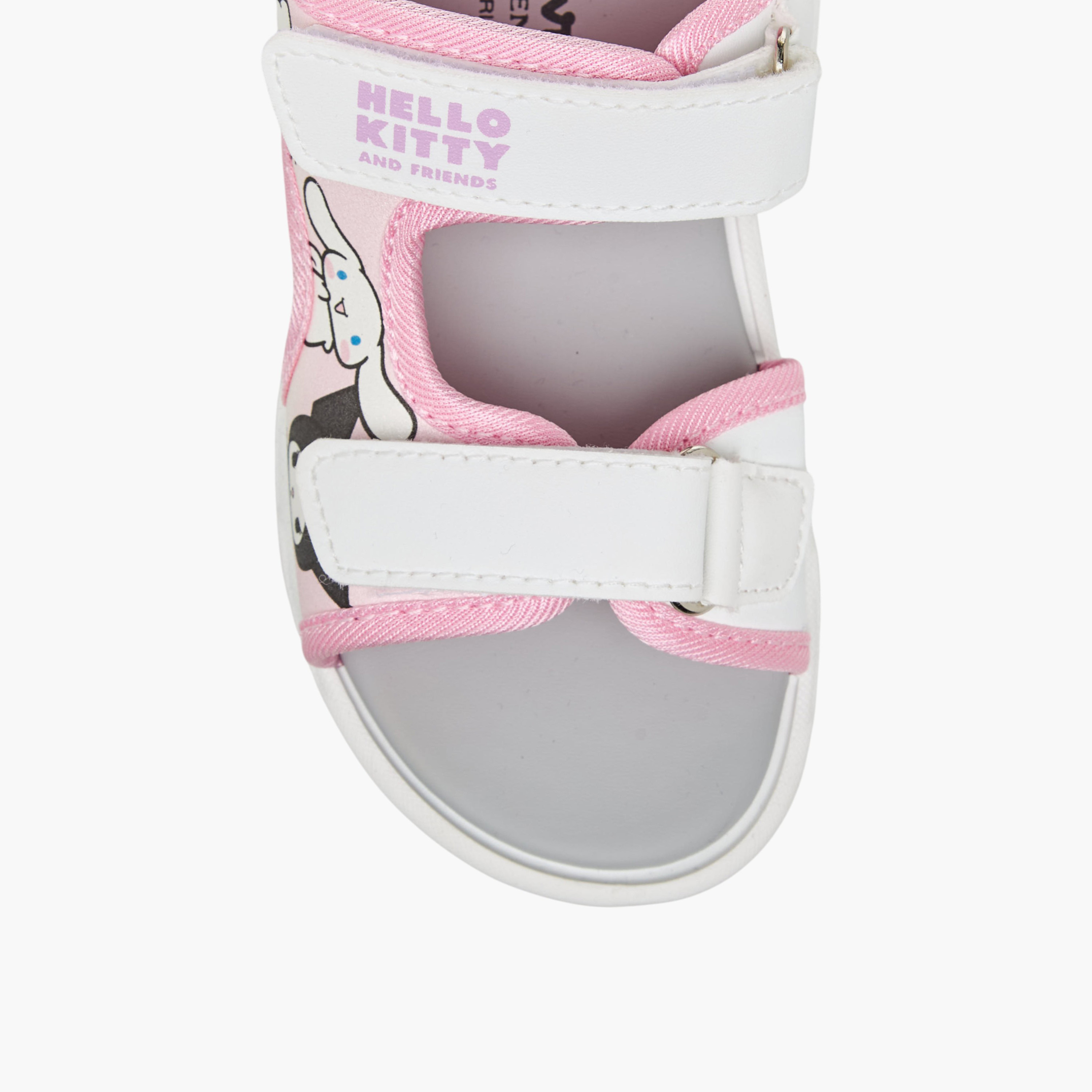 Disney Girls Hello Kitty and Friends Print Strap Sandals-girls-shoes-sandals-image-3