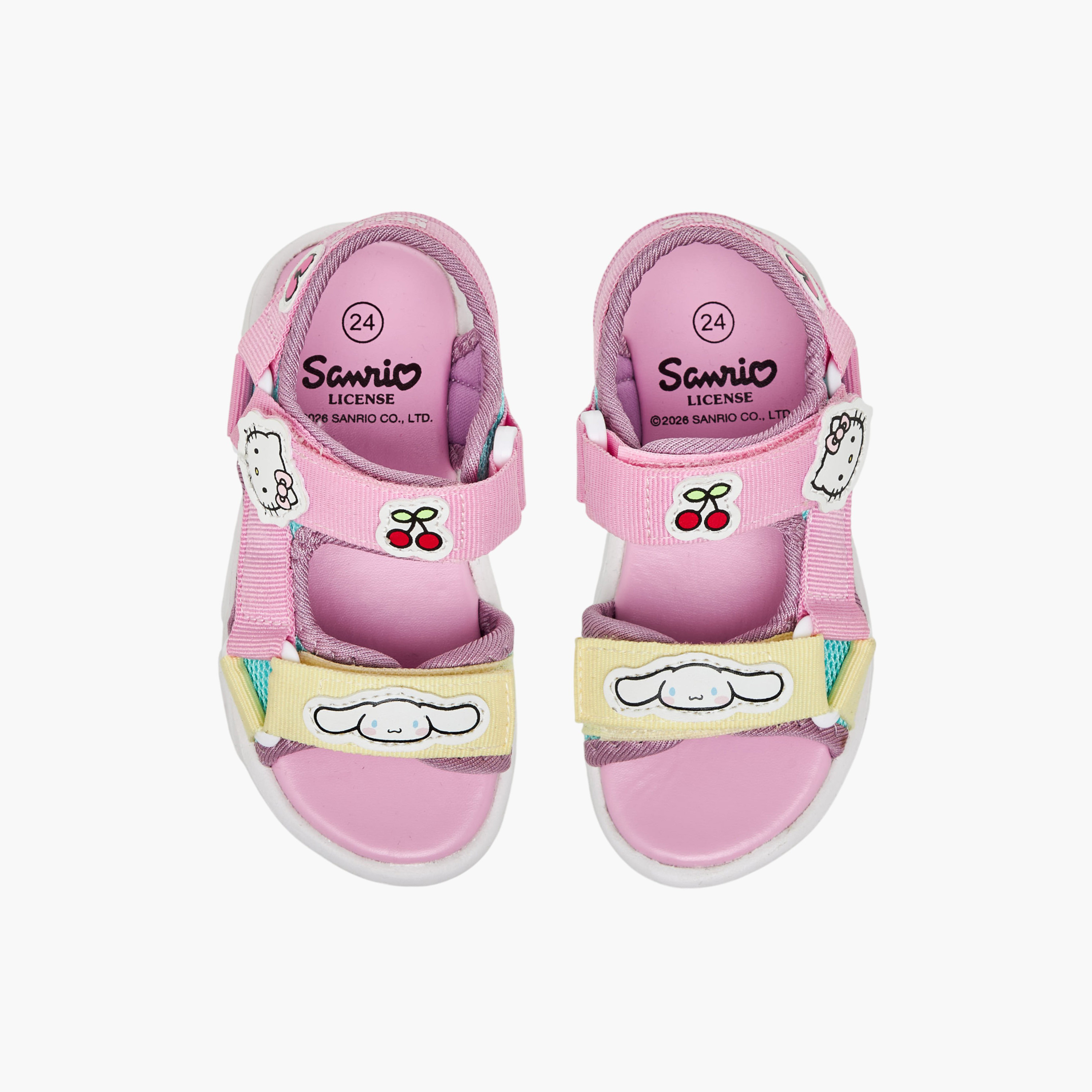 صندل بحزام وطبعات للبنات من هالو كيتي-girls-shoes-sandals-image-1