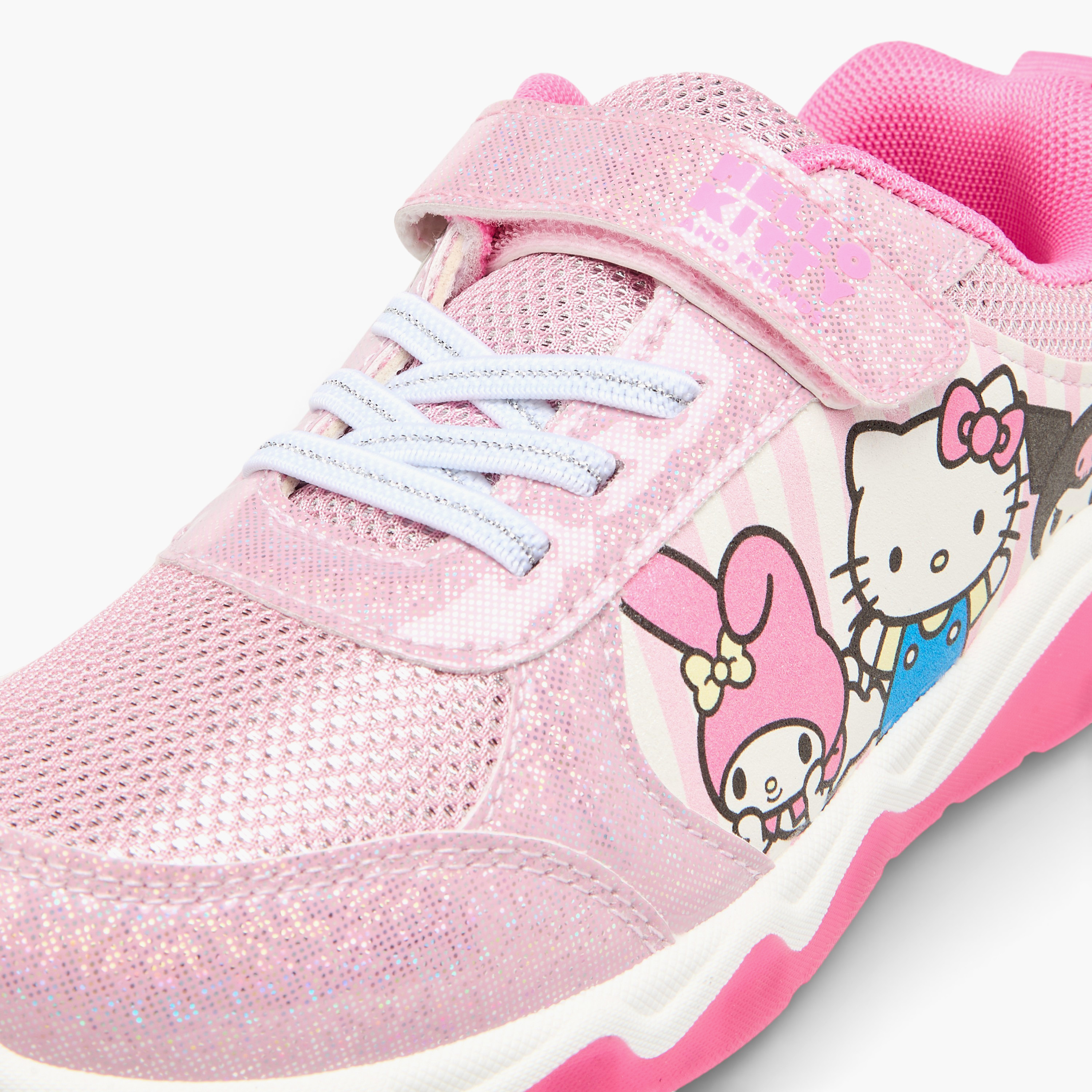 Hello Kitty Girls Hook & Loop Light-Up Sneakers-girls-shoes-sneakers-image-4