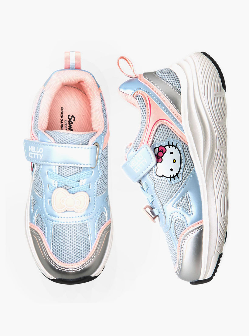 حذاء سنيكرز بشريط إغلاق لاصق للبنات من هالو كيتي-girls-shoes-sneakers-image-1