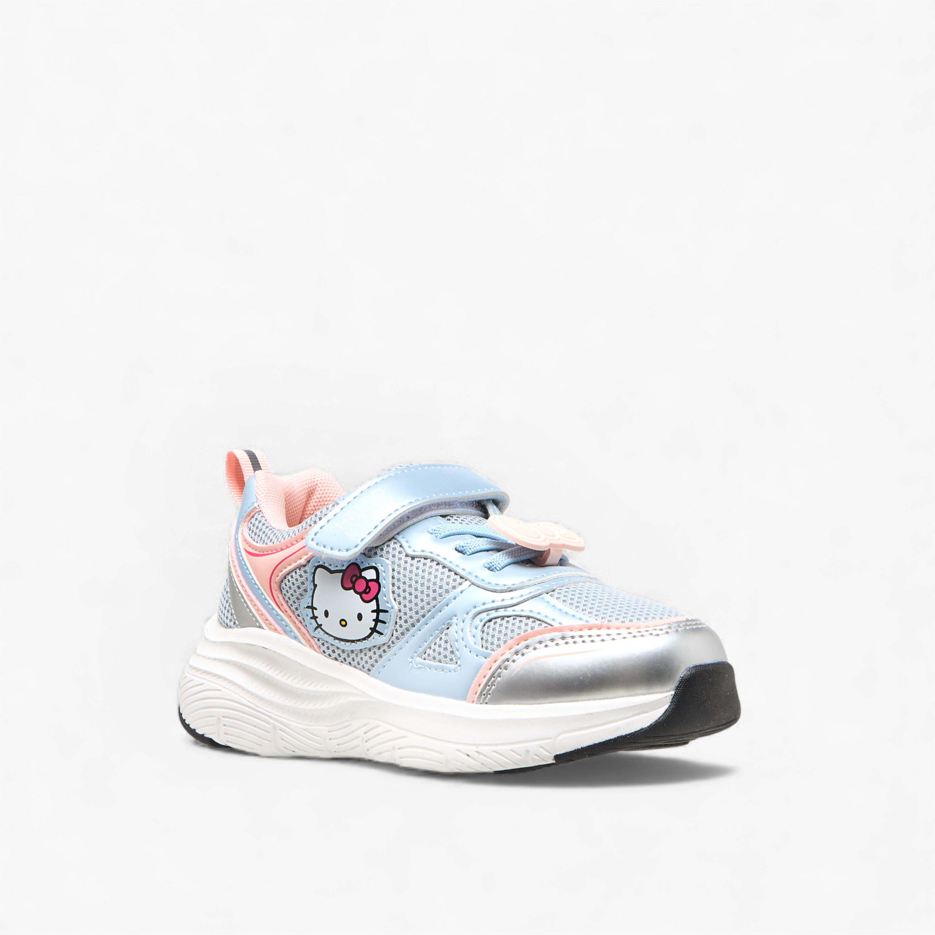 حذاء سنيكرز بشريط إغلاق لاصق للبنات من هالو كيتي-girls-shoes-sneakers-image-4