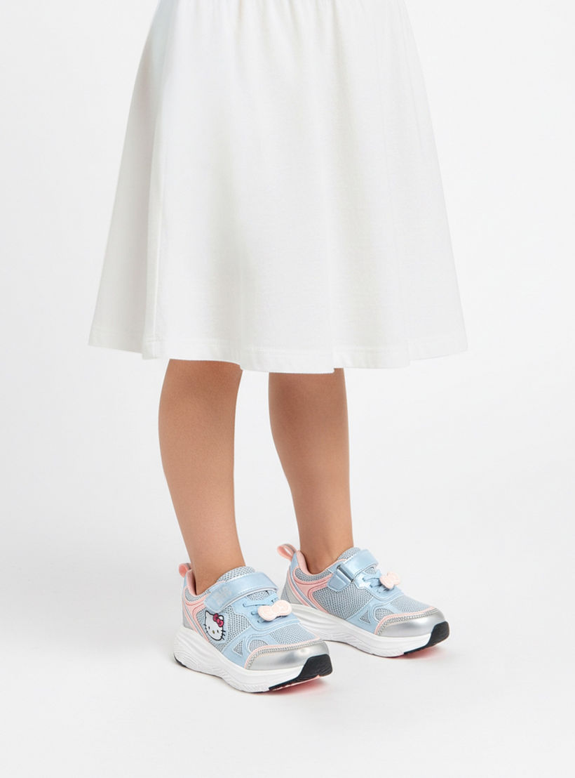 حذاء سنيكرز بشريط إغلاق لاصق للبنات من هالو كيتي-girls-shoes-sneakers-image-2