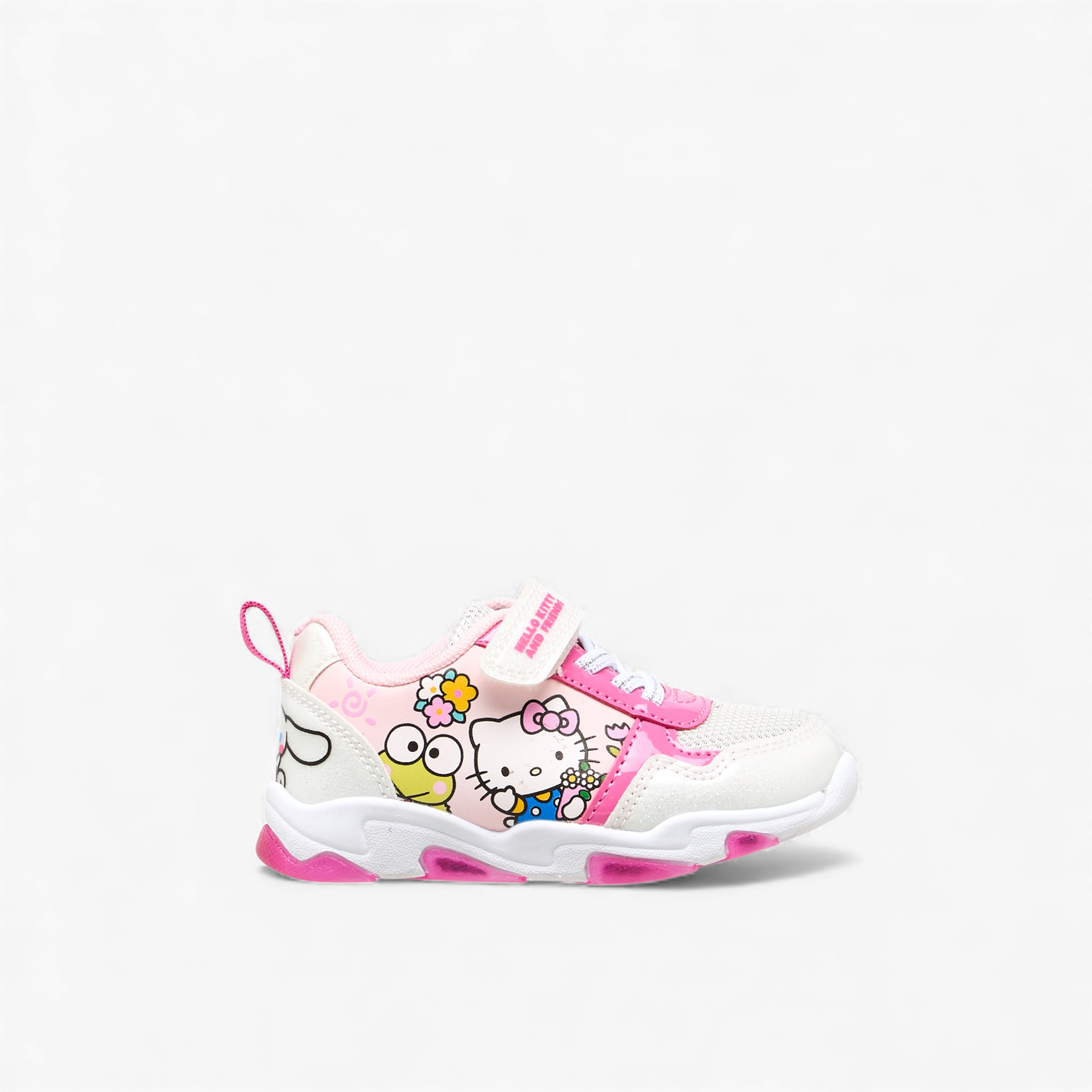Hello Kitty Girls Light-Up Hook & Loop Sneakers-girls-shoes-sneakers-image-3