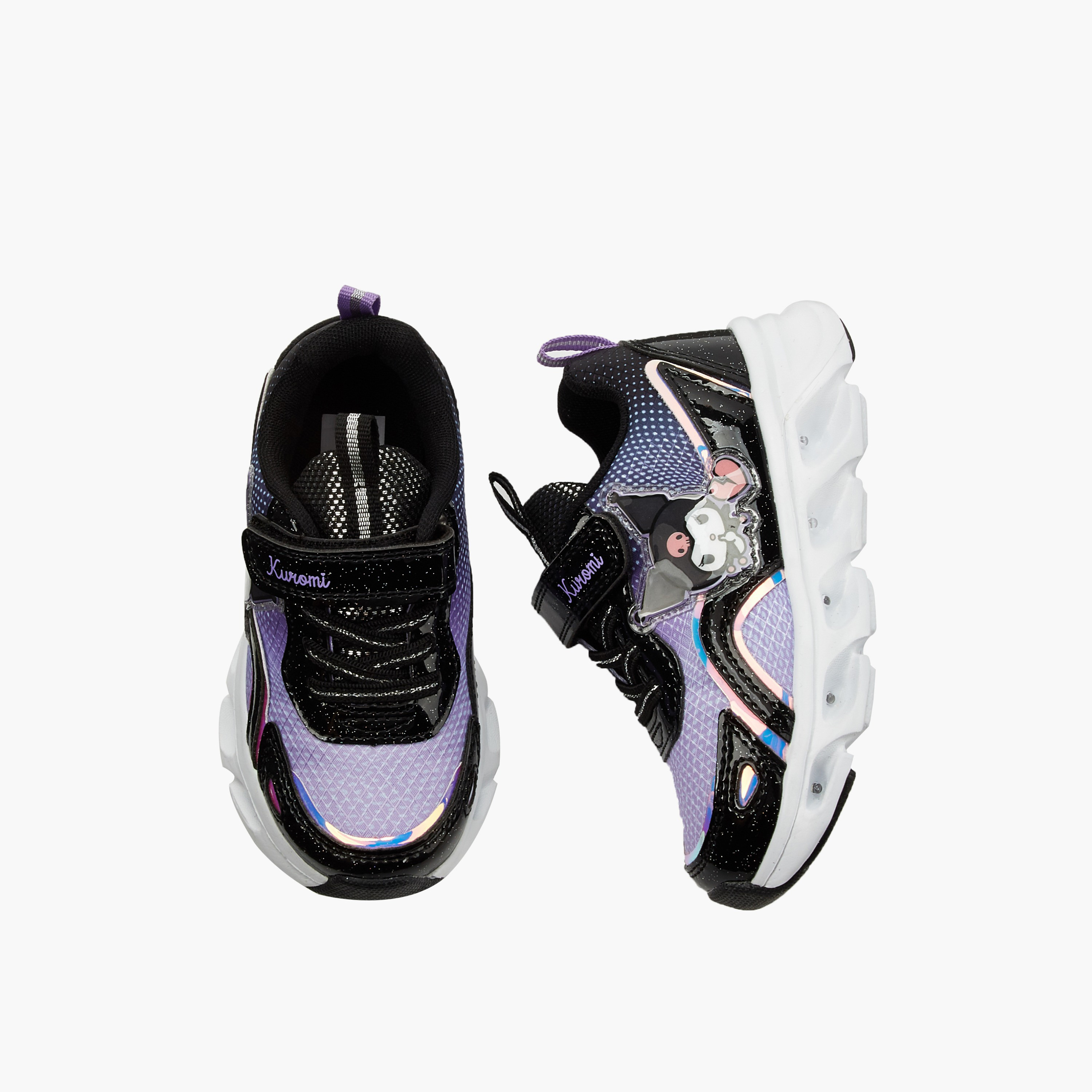 حذاء سنيكرز للكاحل بإضاءة وزخارف كورومي للبنات من هالو كيتي-girls-shoes-sneakers-image-1