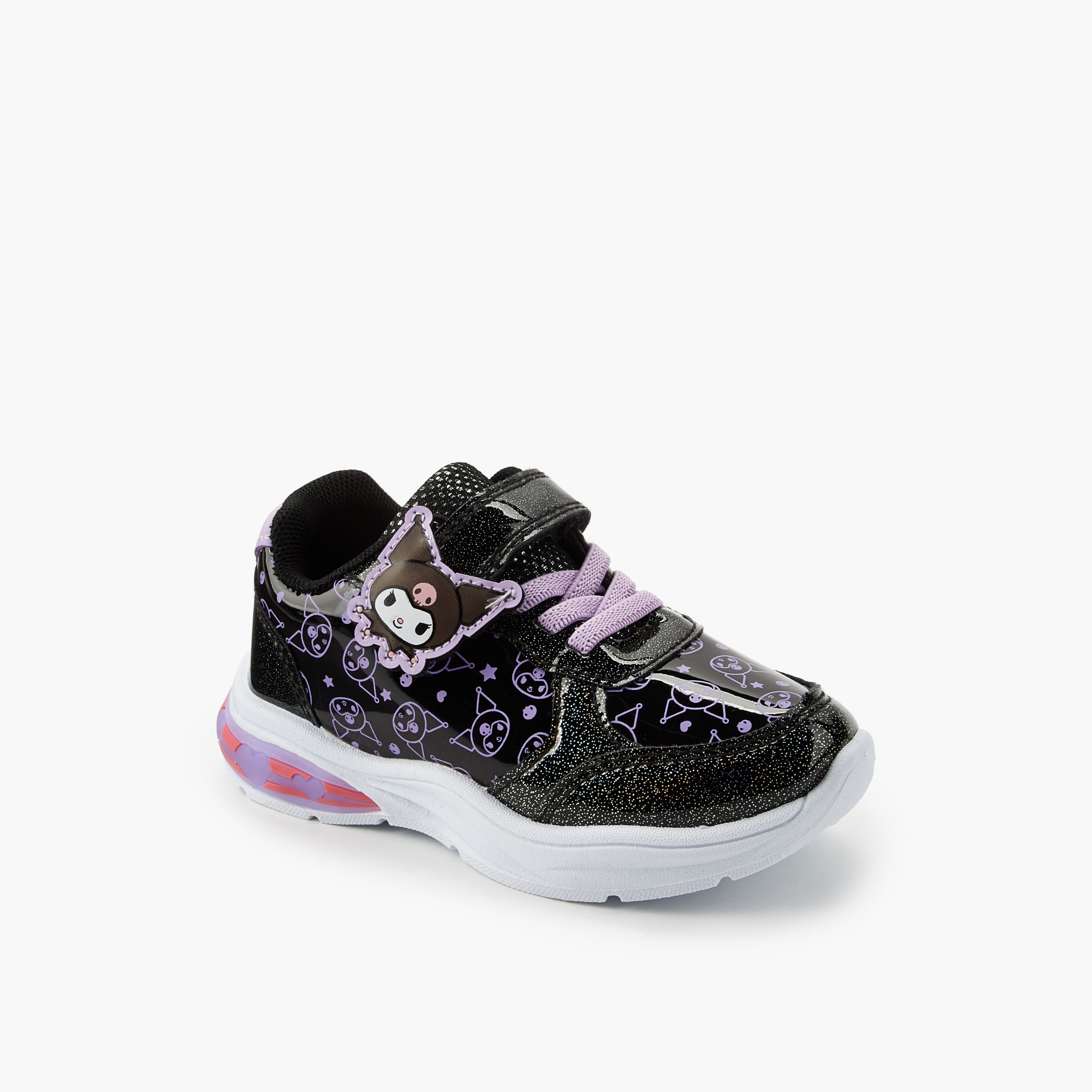حذاء سنيكرز بطول الكاحل مضيء وطبعات كورومي للبنات من هالو كيتي-girls-shoes-sneakers-image-2