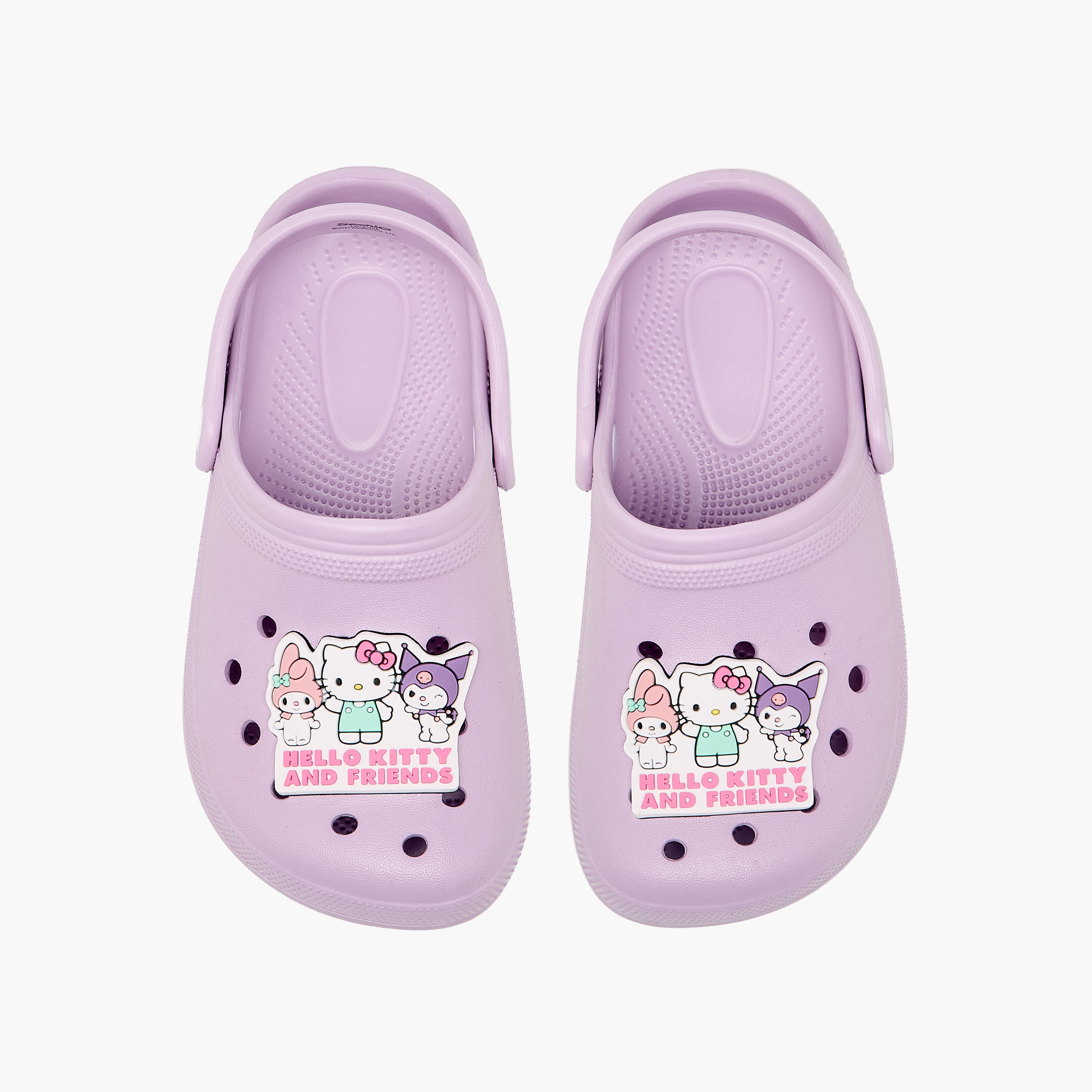 حذاء كلوج بتفاصيل هيلو كيتي للبنات-girls-shoes-flipflopsandslides-image-1