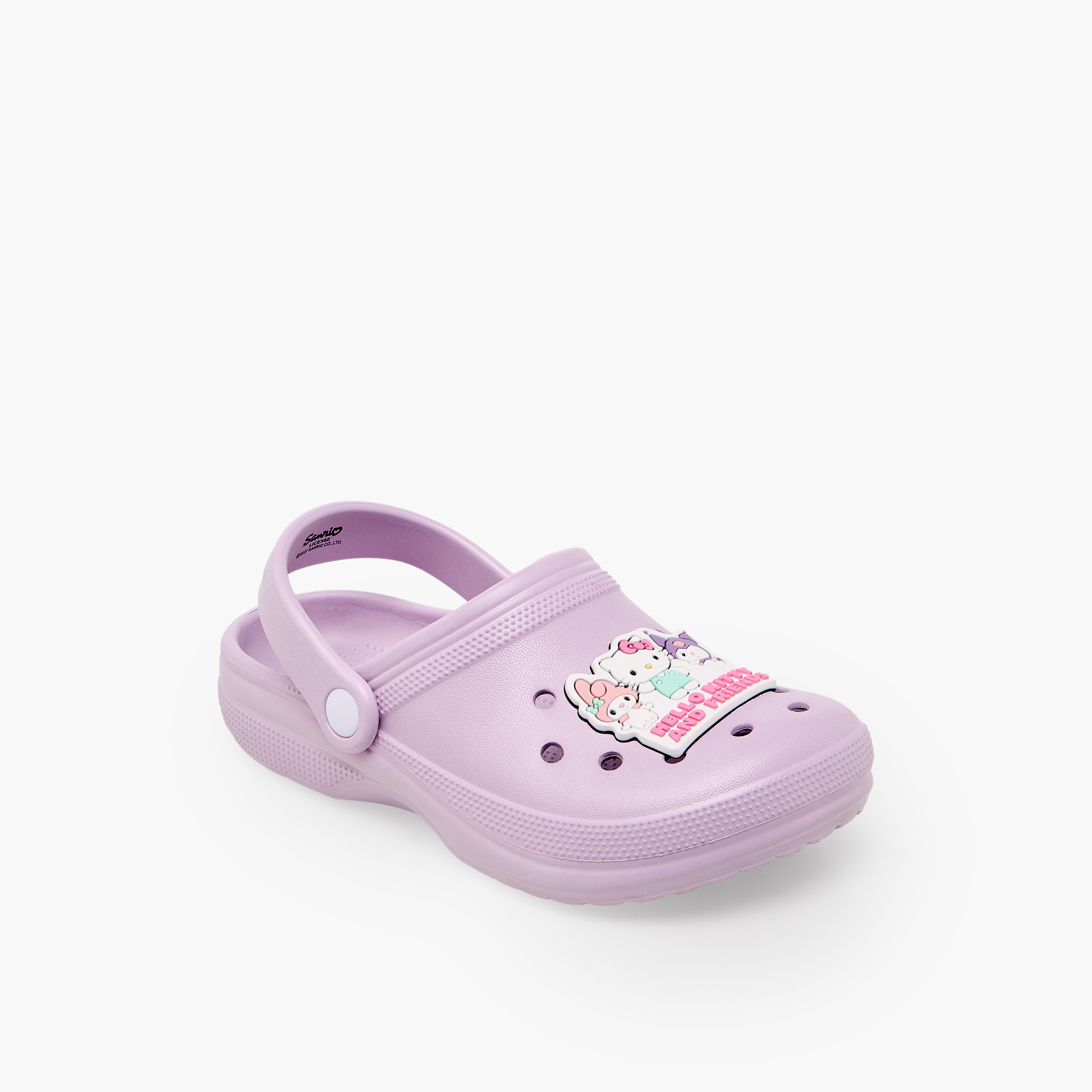 حذاء كلوج بتفاصيل هيلو كيتي للبنات-girls-shoes-flipflopsandslides-image-3
