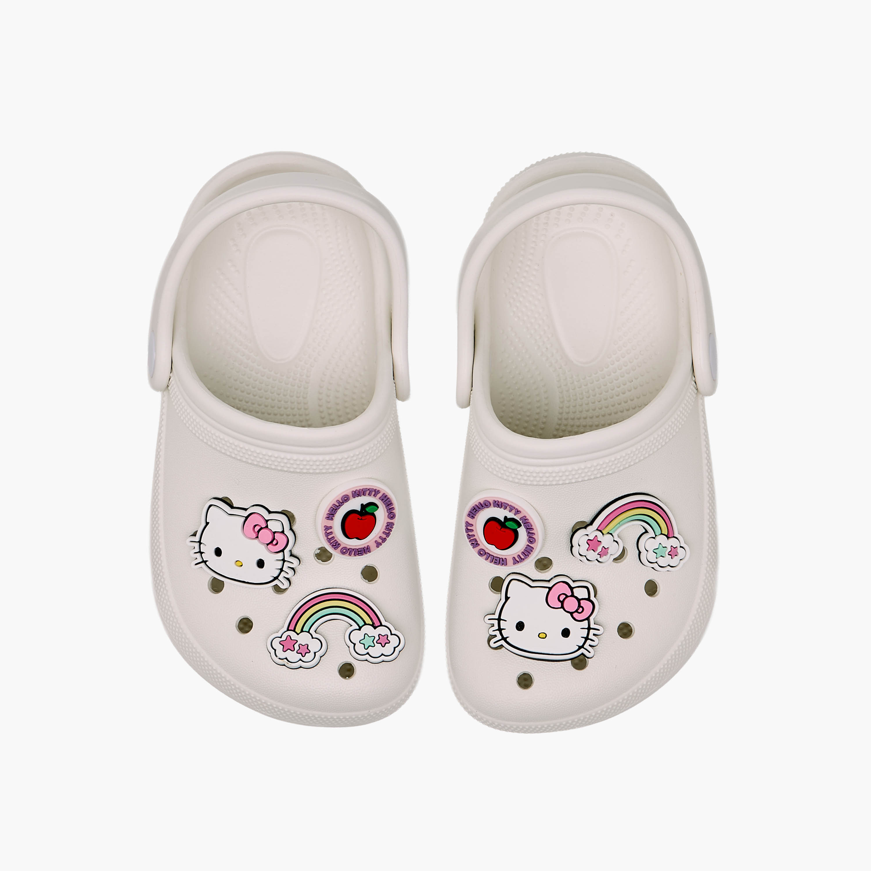 حذاء كلوج بتفاصيل هيلو كيتي للبنات-girls-shoes-flipflopsandslides-image-1