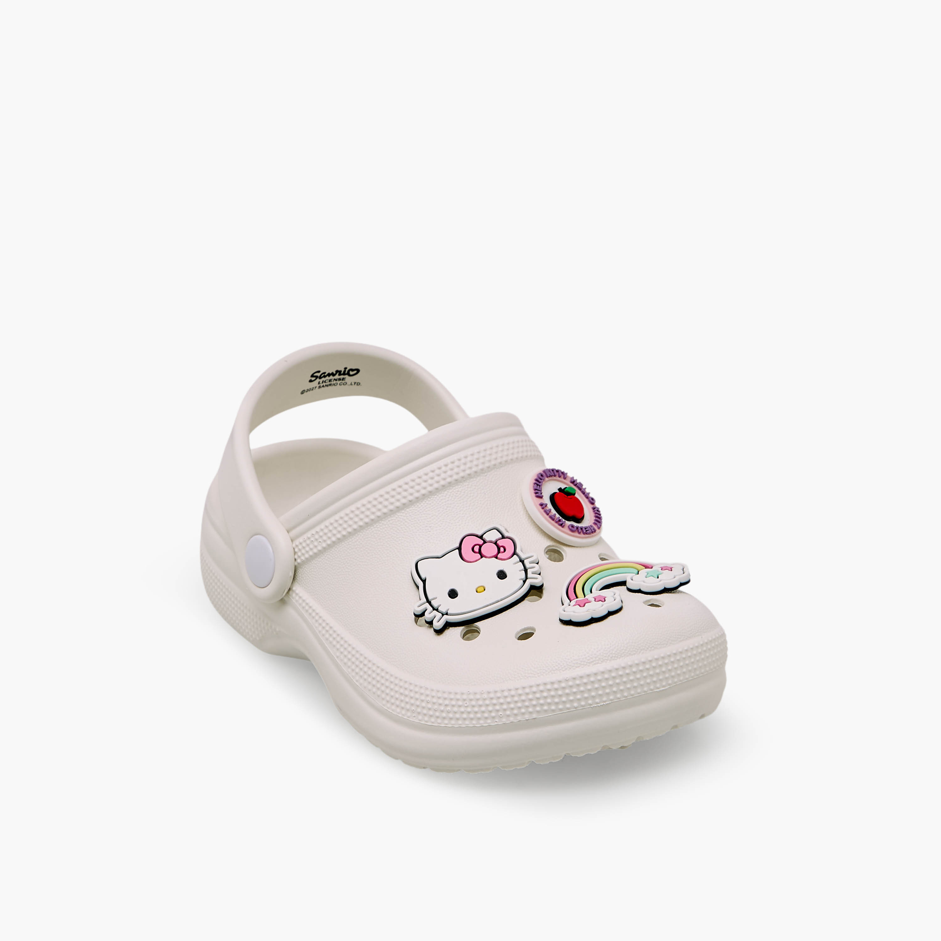 حذاء كلوج بتفاصيل هيلو كيتي للبنات-girls-shoes-flipflopsandslides-image-2