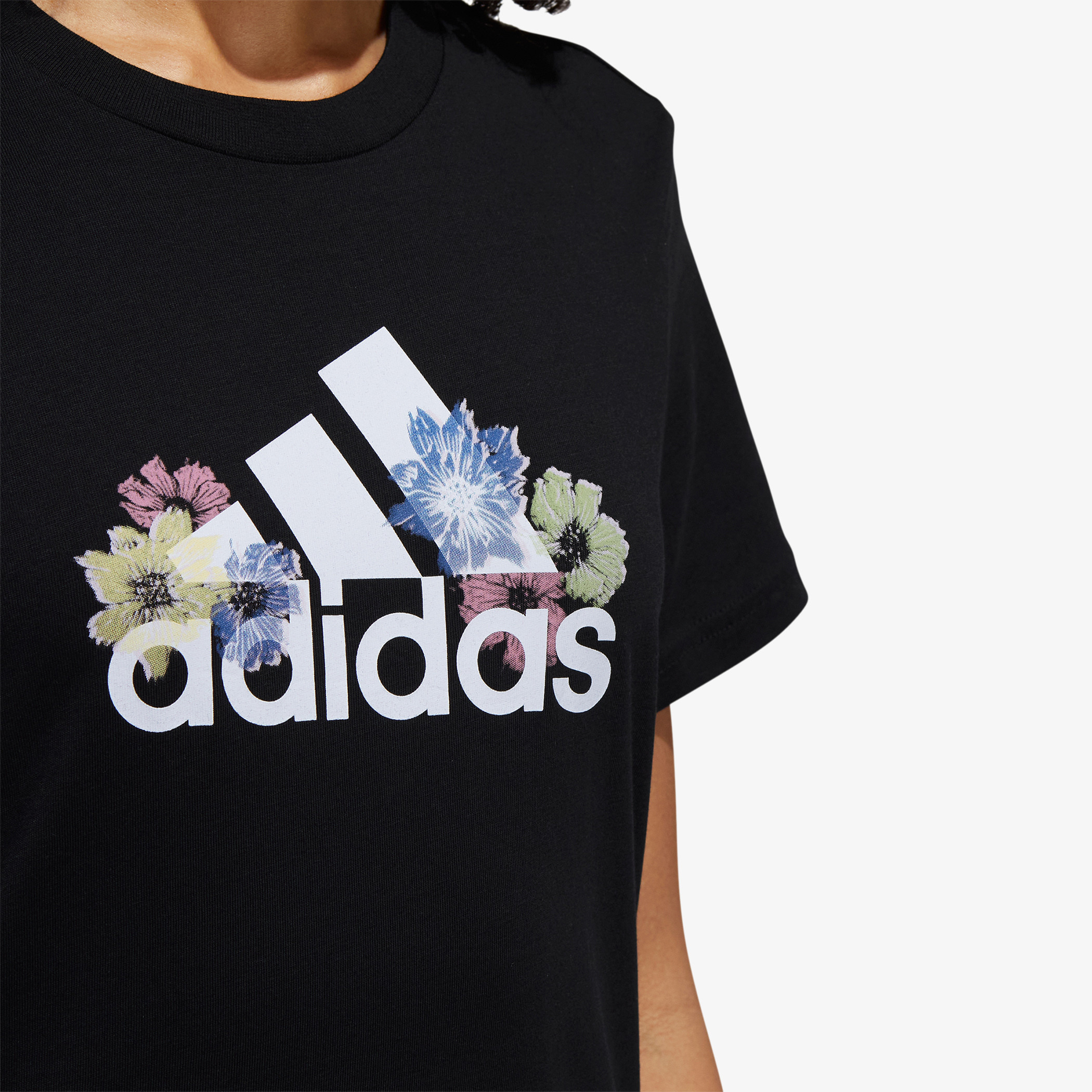 Adidas floral t shirt online