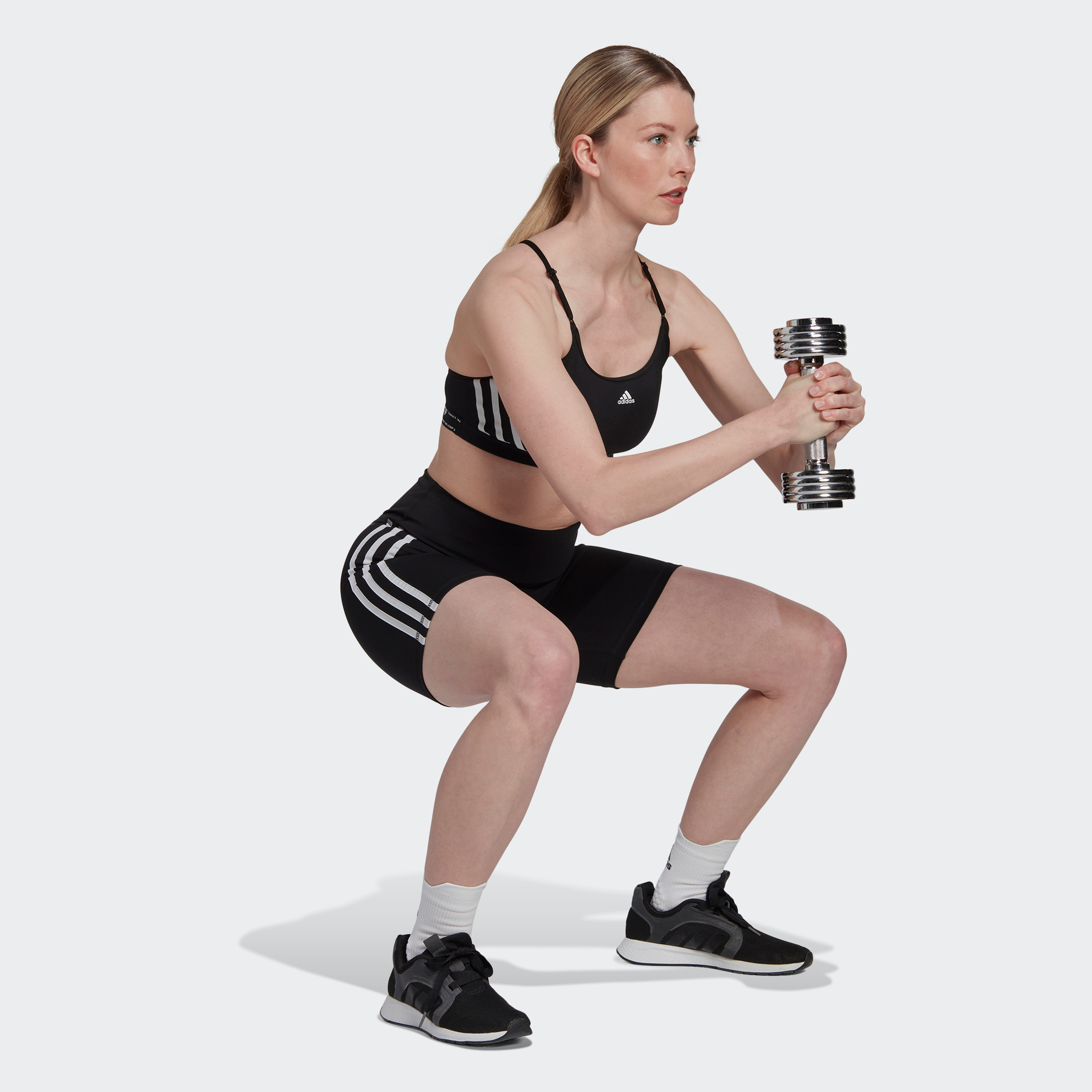 كولون نسائي مع 3 سترايبس من أديداس TE 3S Sho-sports-women-clothing-athleticskirtsandshorts-image-2