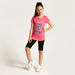 adidas Typographic Print T-shirt with Round Neck and Short Sleeves-Tops-thumbnailMobile-1