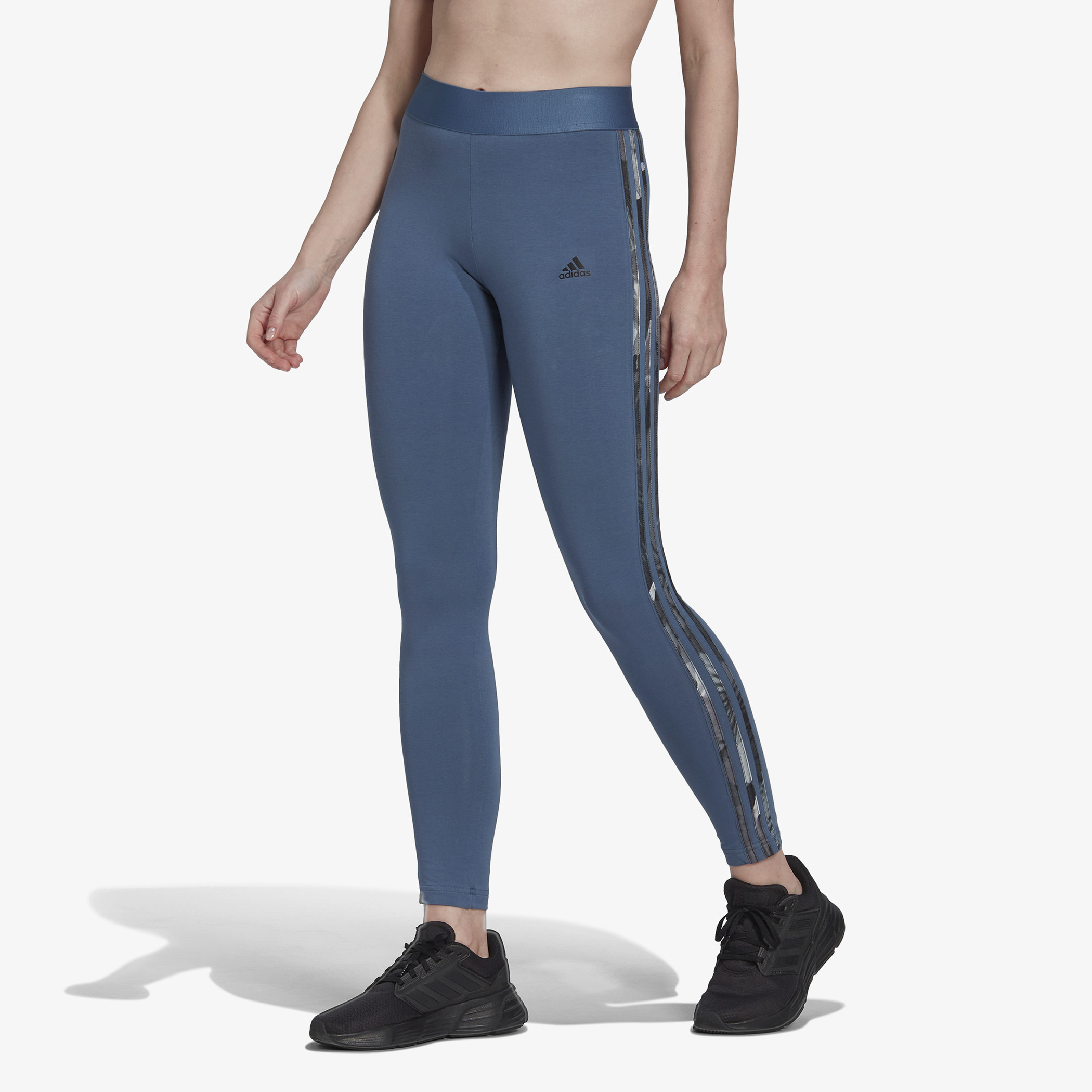 Buy Women s Adidas Printed Mid Rise Tights with Elasticated Waistband Online Centrepoint Bahrain