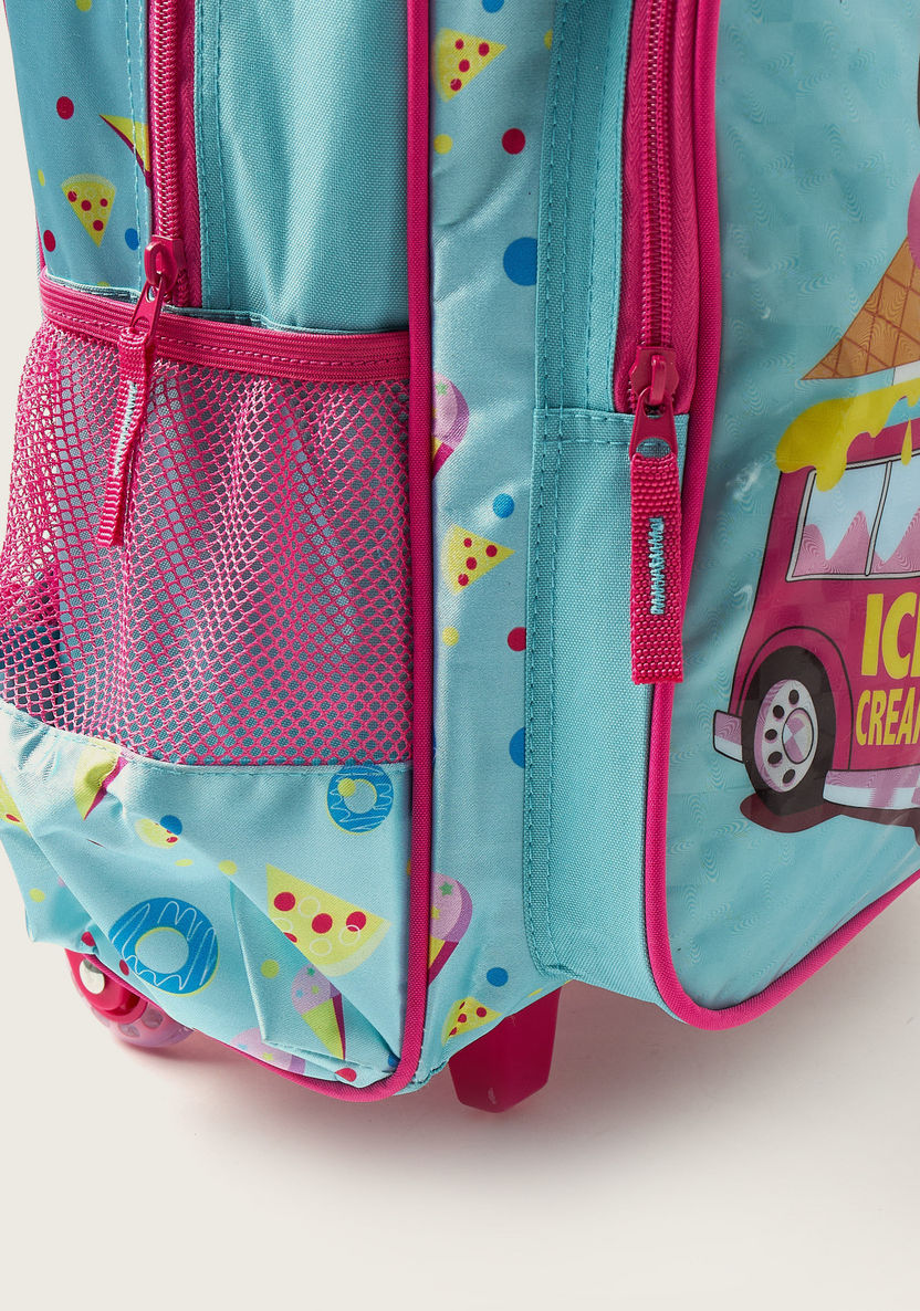 Juniors Printed Trolley Backpack with Lunch Bag and Pencil Case-School Sets-image-3