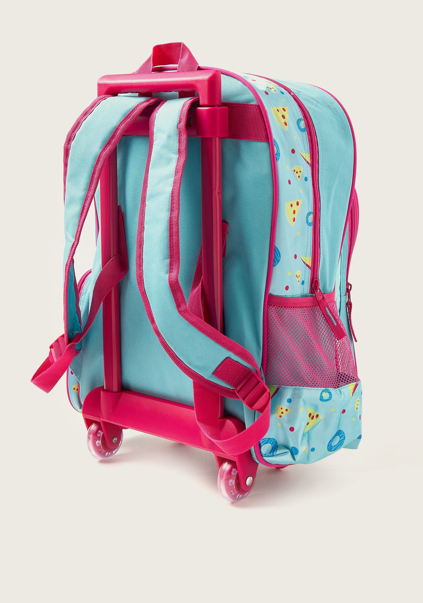 Juniors Printed Trolley Backpack with Lunch Bag and Pencil Case-School Sets-image-5