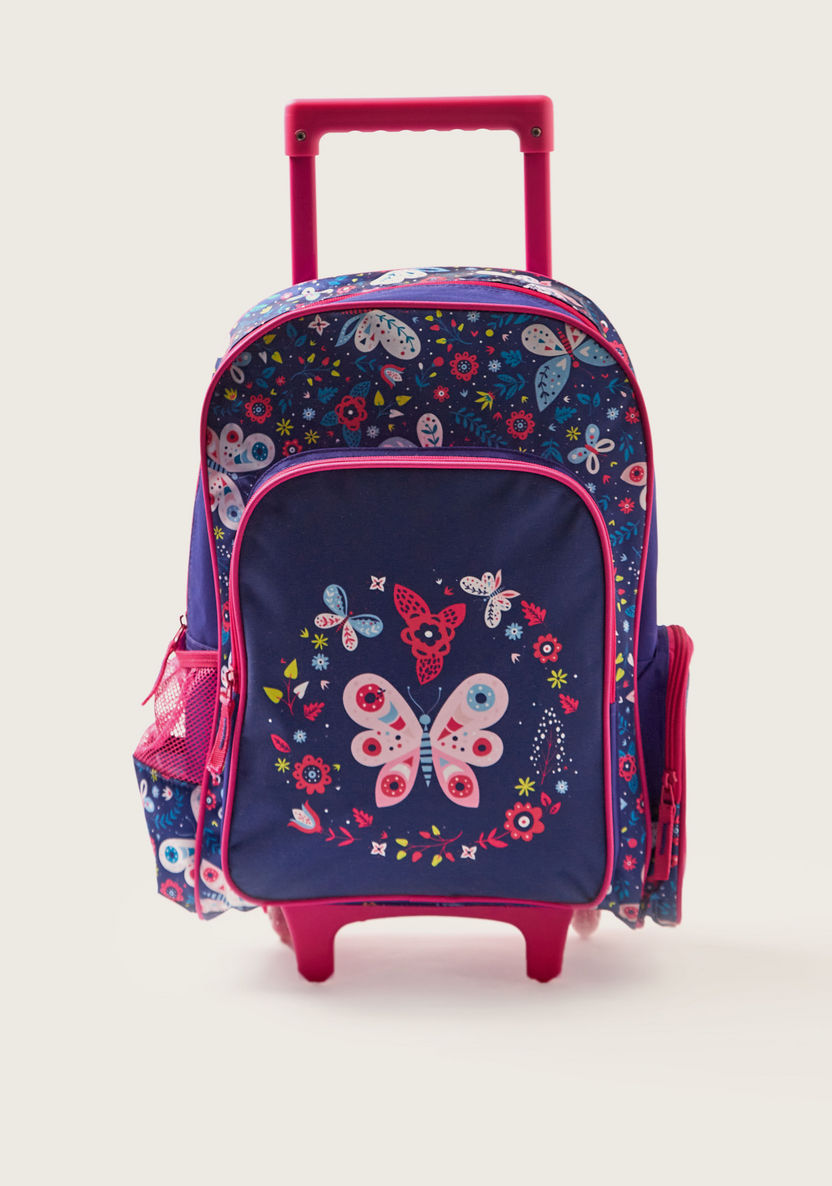 Juniors 3-Piece Printed Trolley Backpack Set-School Sets-image-1