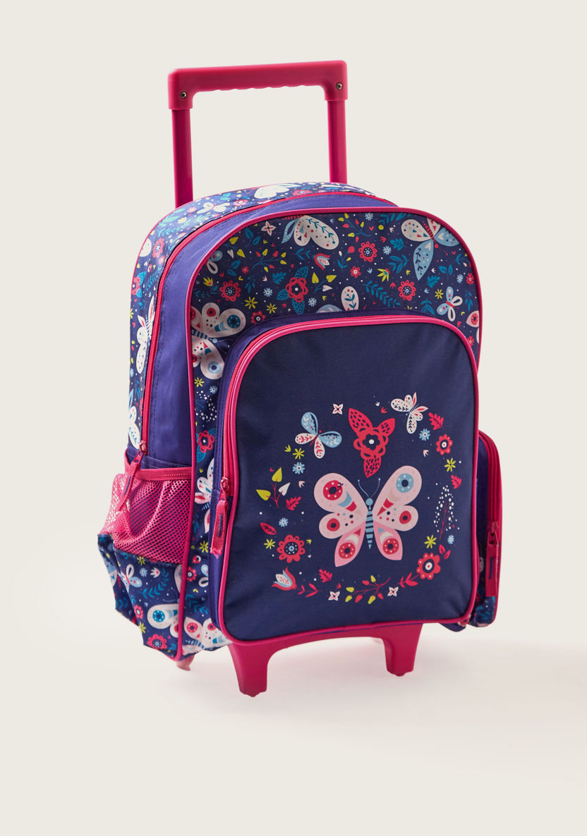 Juniors 3-Piece Printed Trolley Backpack Set-School Sets-image-2