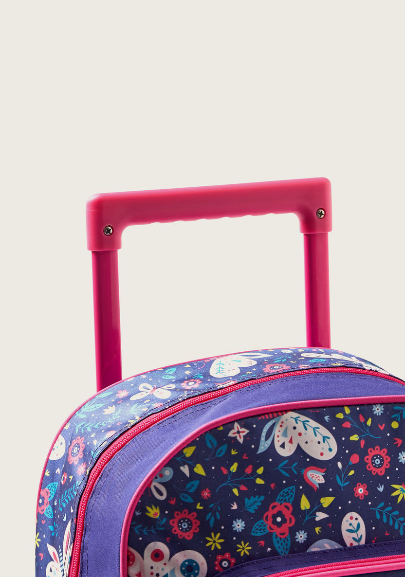 Juniors 3-Piece Printed Trolley Backpack Set-School Sets-image-3