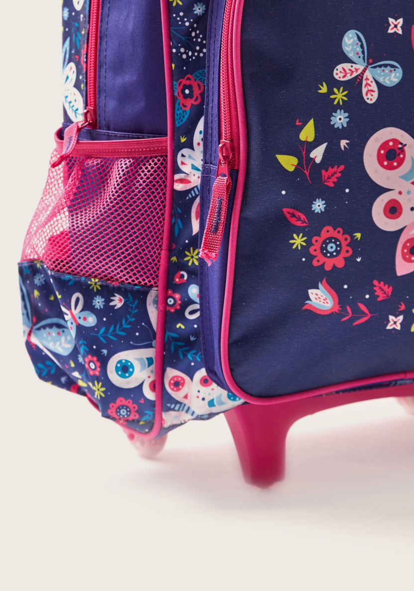 Juniors 3-Piece Printed Trolley Backpack Set-School Sets-image-4