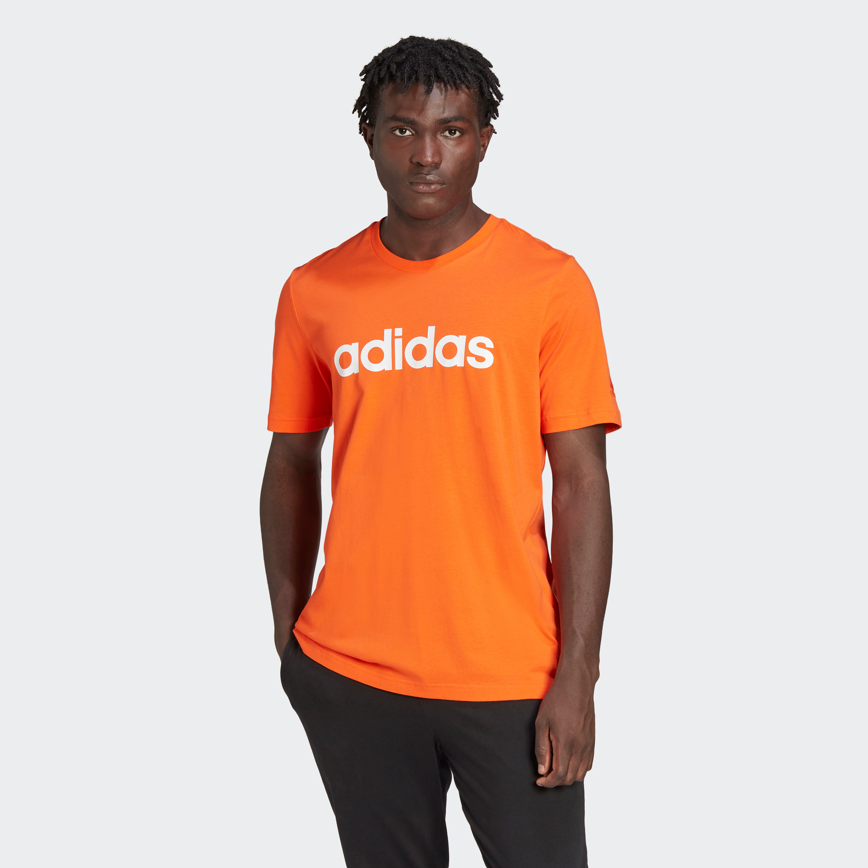 T shirt 2024 orange adidas