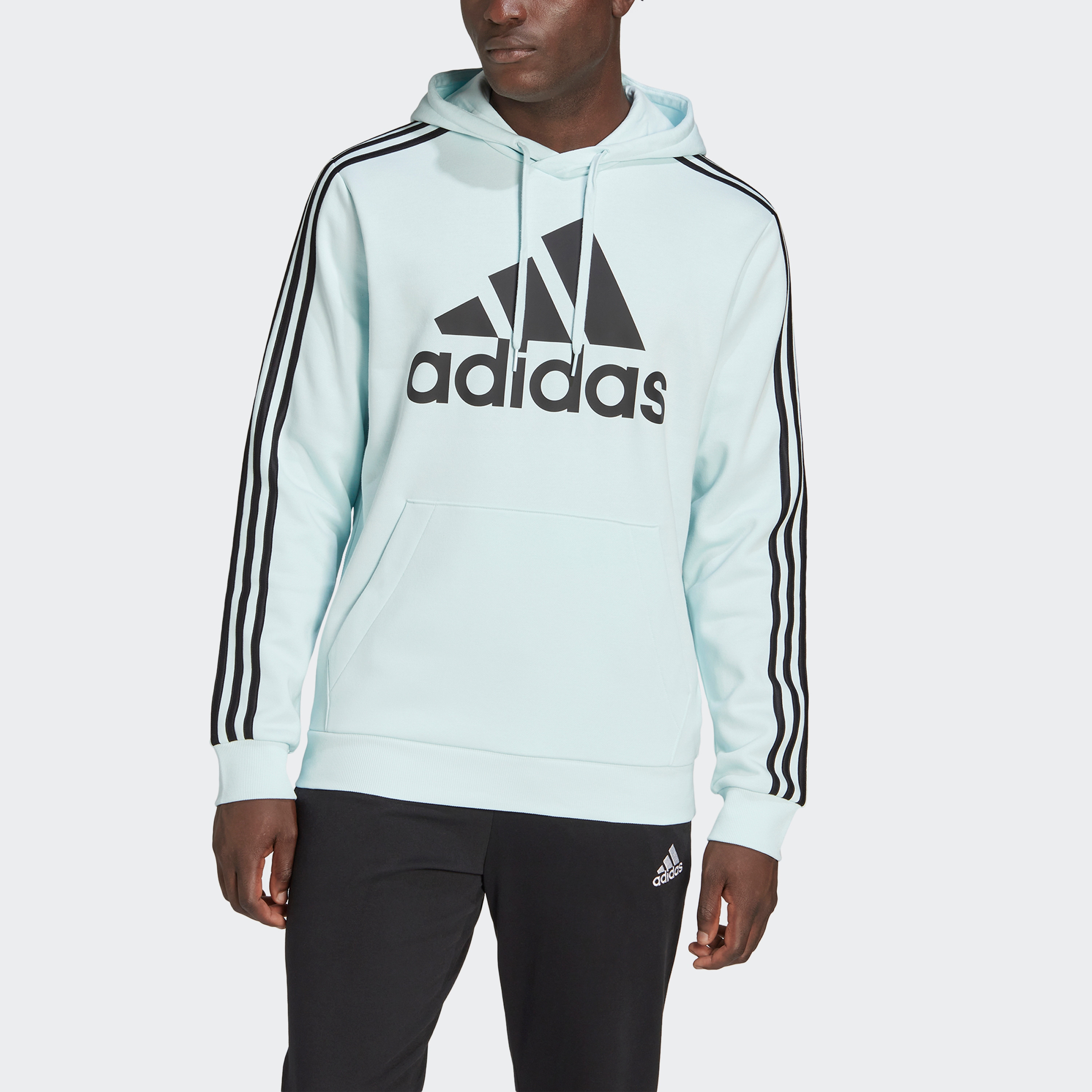 Adidas the brand with deals the 3 stripes hoodie