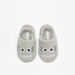 Cozy Shark Face Embroidered Bedroom Mules with Elasticated Strap-Boy%27s Bedroom Slippers-thumbnailMobile-0