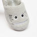 Cozy Shark Face Embroidered Bedroom Mules with Elasticated Strap-Boy%27s Bedroom Slippers-thumbnailMobile-3