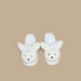 Cozy 3D Bunny Ear Applique Slip-On Bedroom Mules-Girl%27s Bedroom Slippers-thumbnailMobile-0