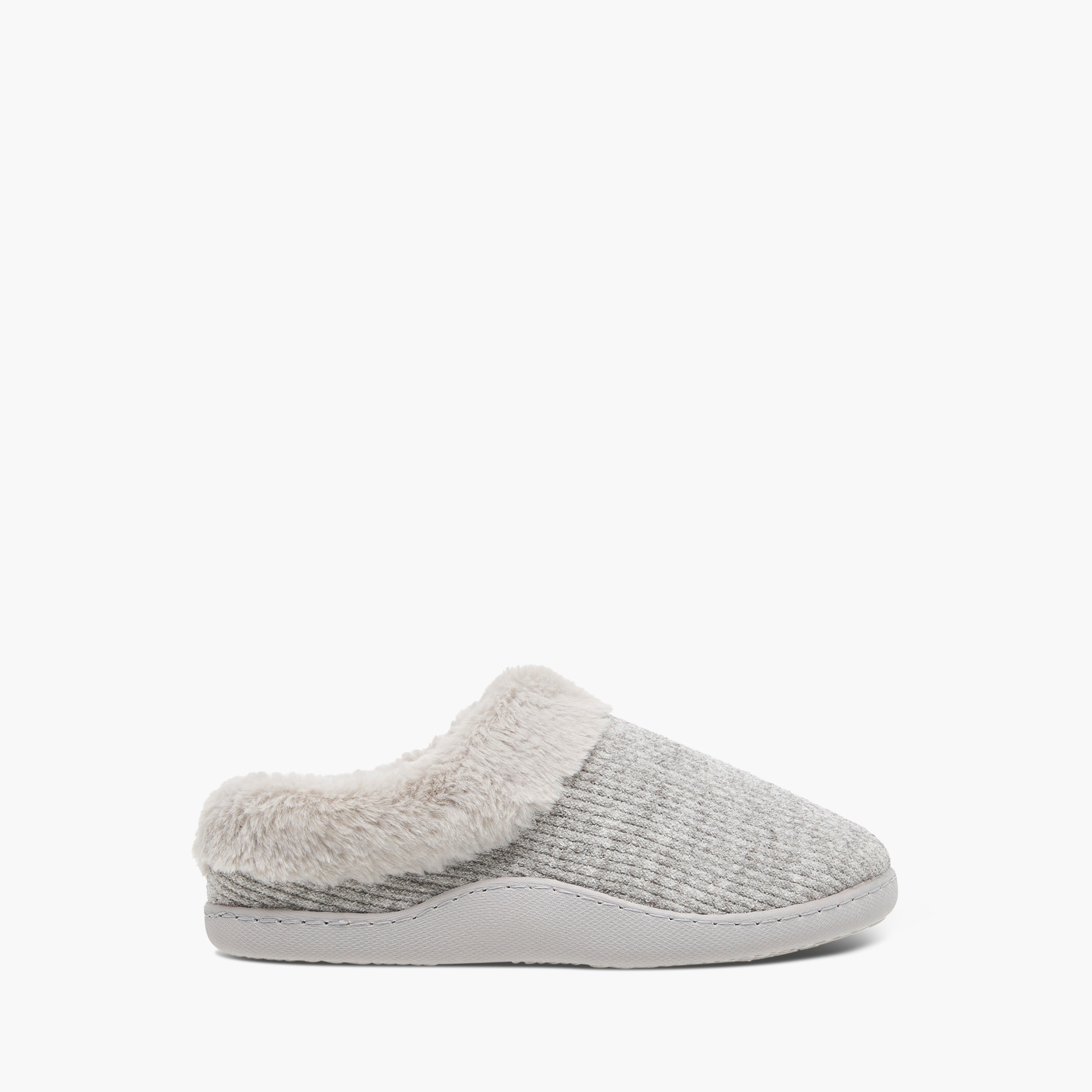 Le Confort Textured Slip-On Bedroom Slippers-women-shoes-bedroomslippers-image-2