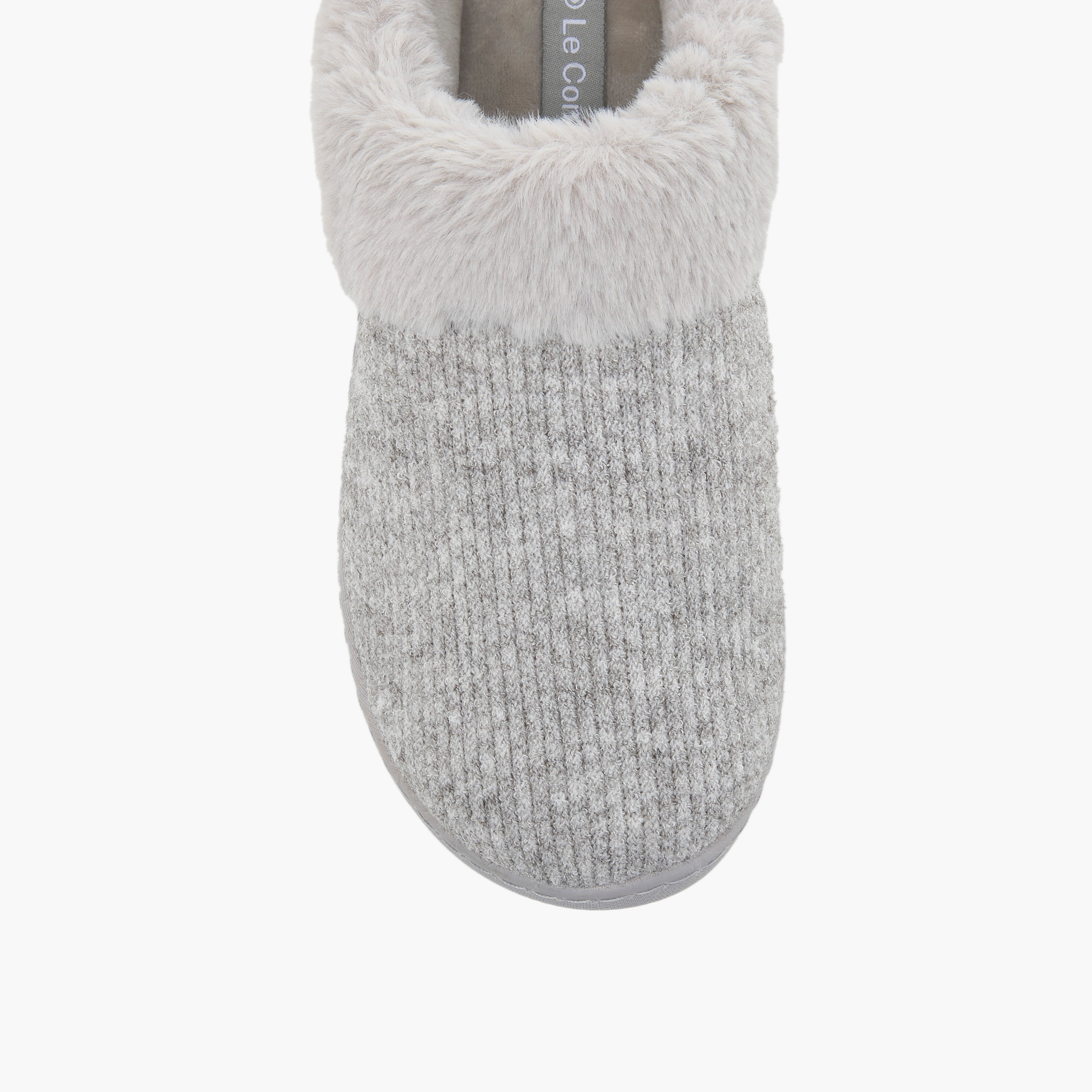 Le Confort Textured Slip-On Bedroom Slippers-women-shoes-bedroomslippers-image-3