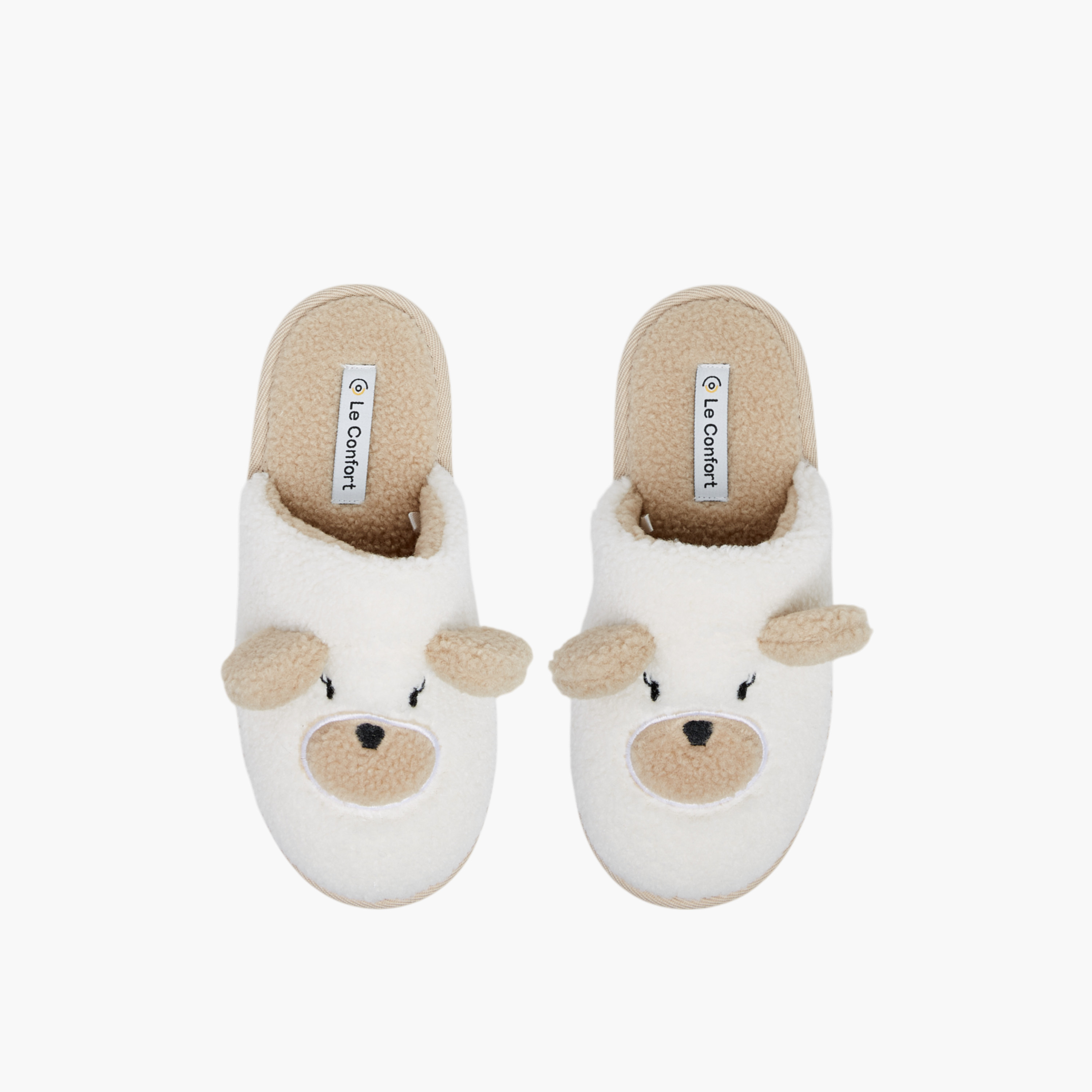Le Confort Bear Applique Bedroom Slippers-women-shoes-bedroomslippers-image-1