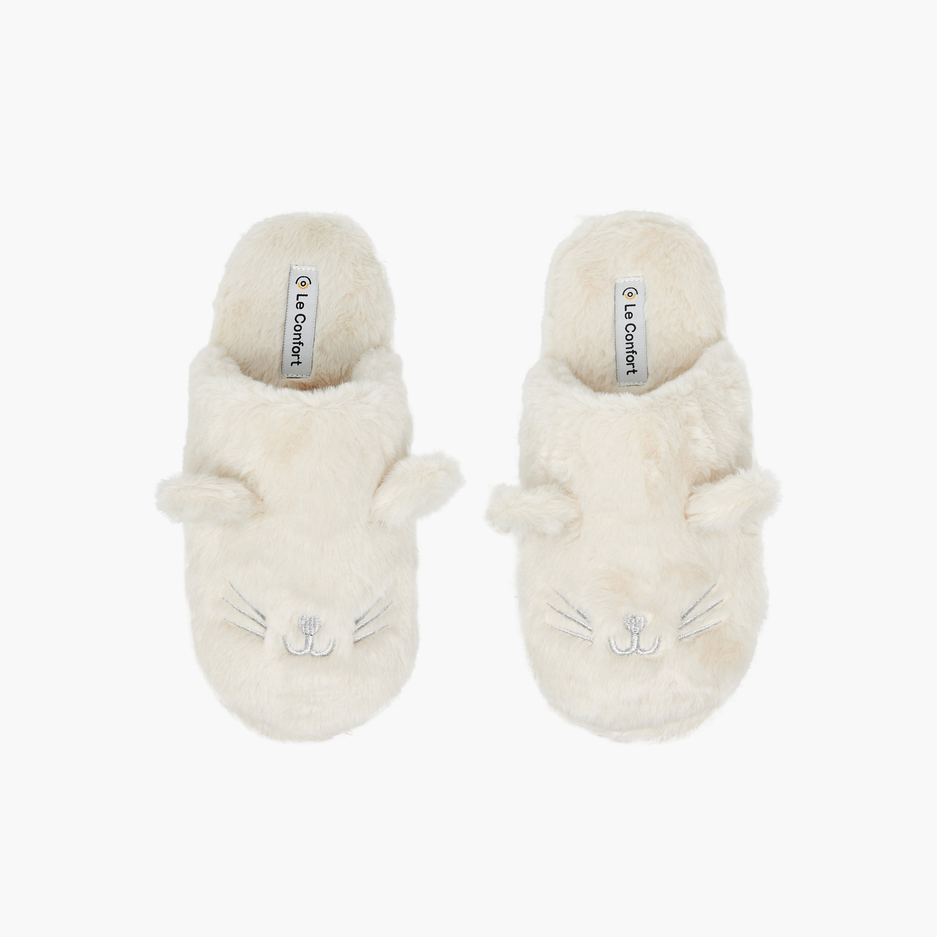 Le Confort Women Cat Ear Applique Bedroom Slippers-women-shoes-bedroomslippers-image-1