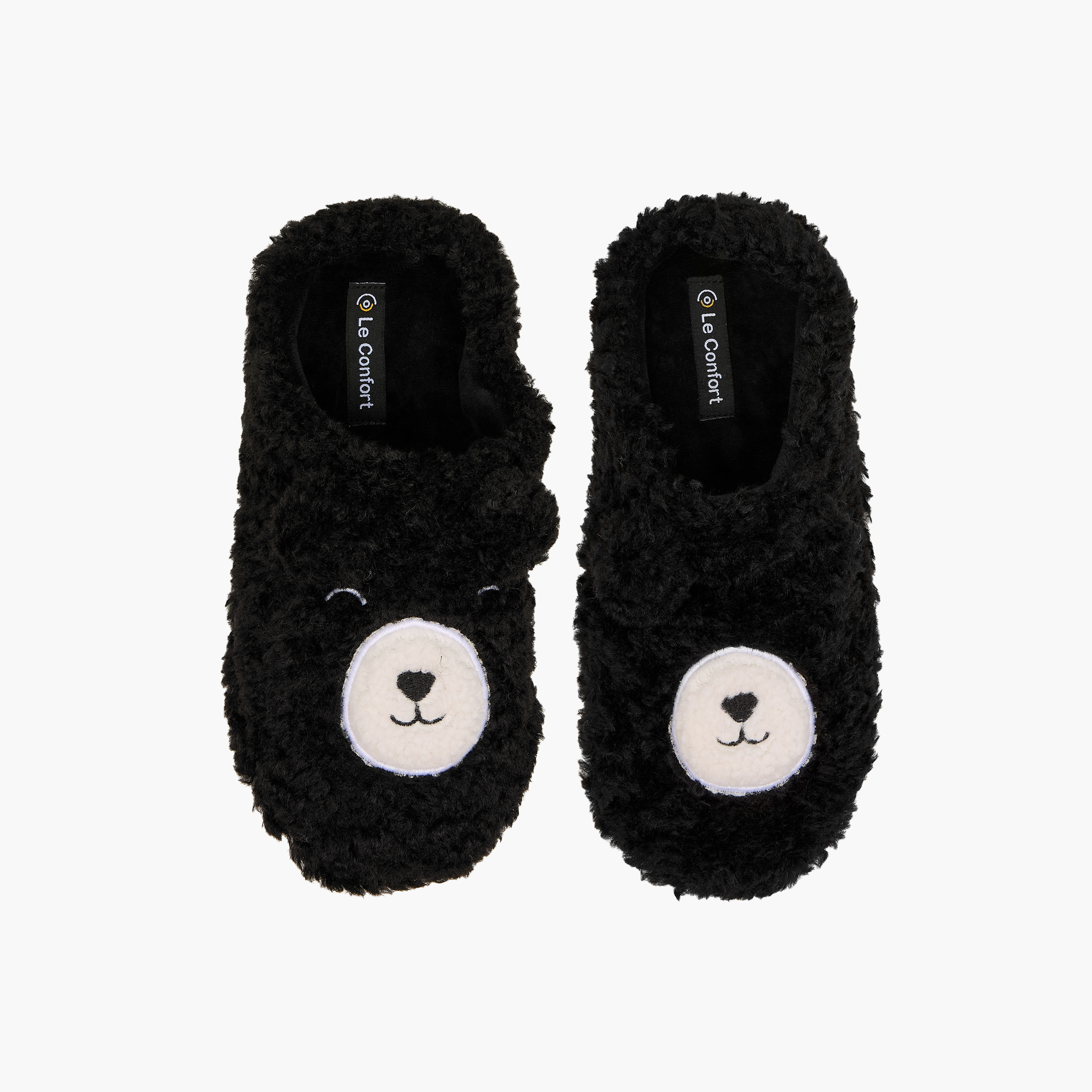 Le Confort Women Teddy Bear Embroidered Bedroom Mules-women-shoes-bedroomslippers-image-1
