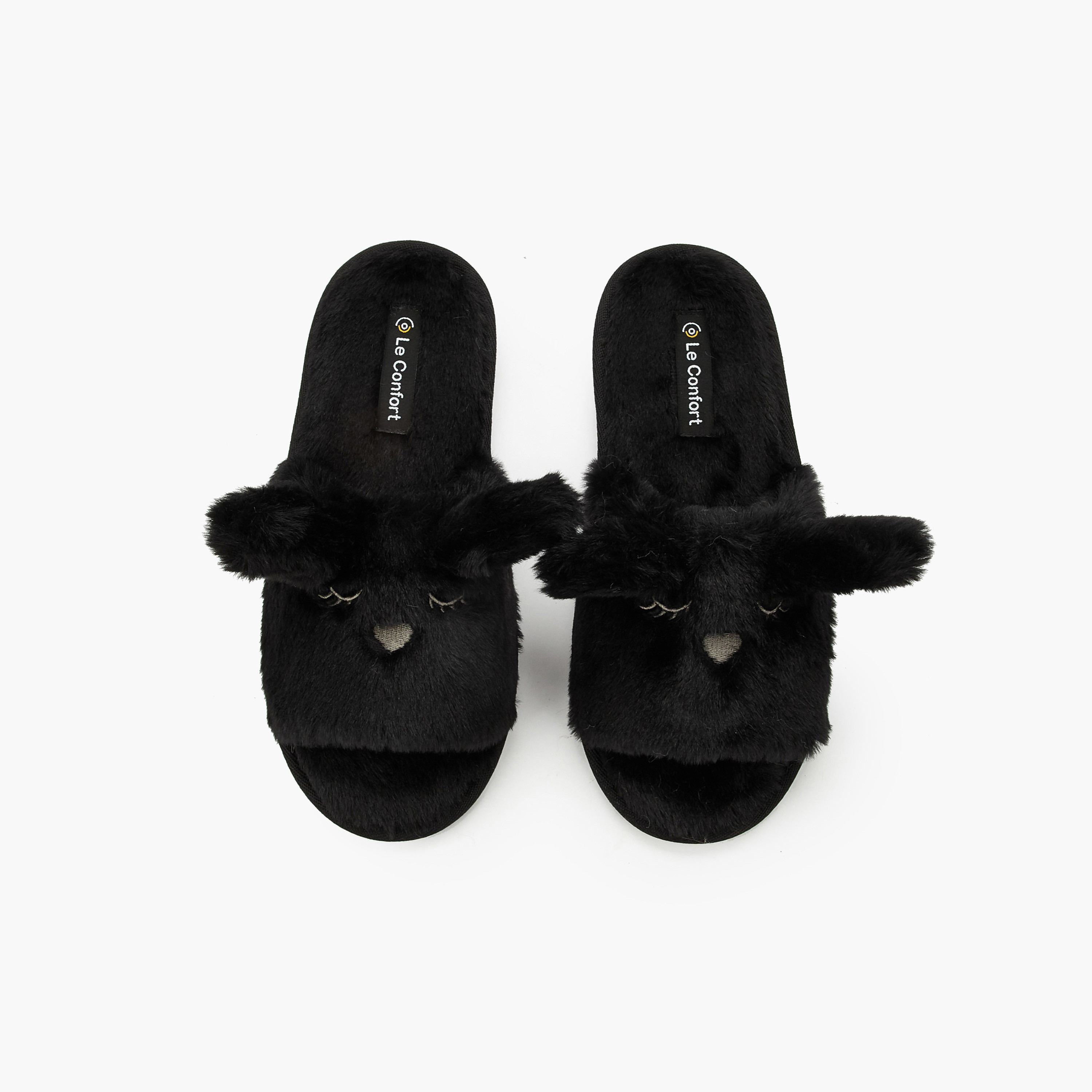 شبشب منزلي بزخارف أذن للنساء من لو كونفورت-women-shoes-bedroomslippers-image-1