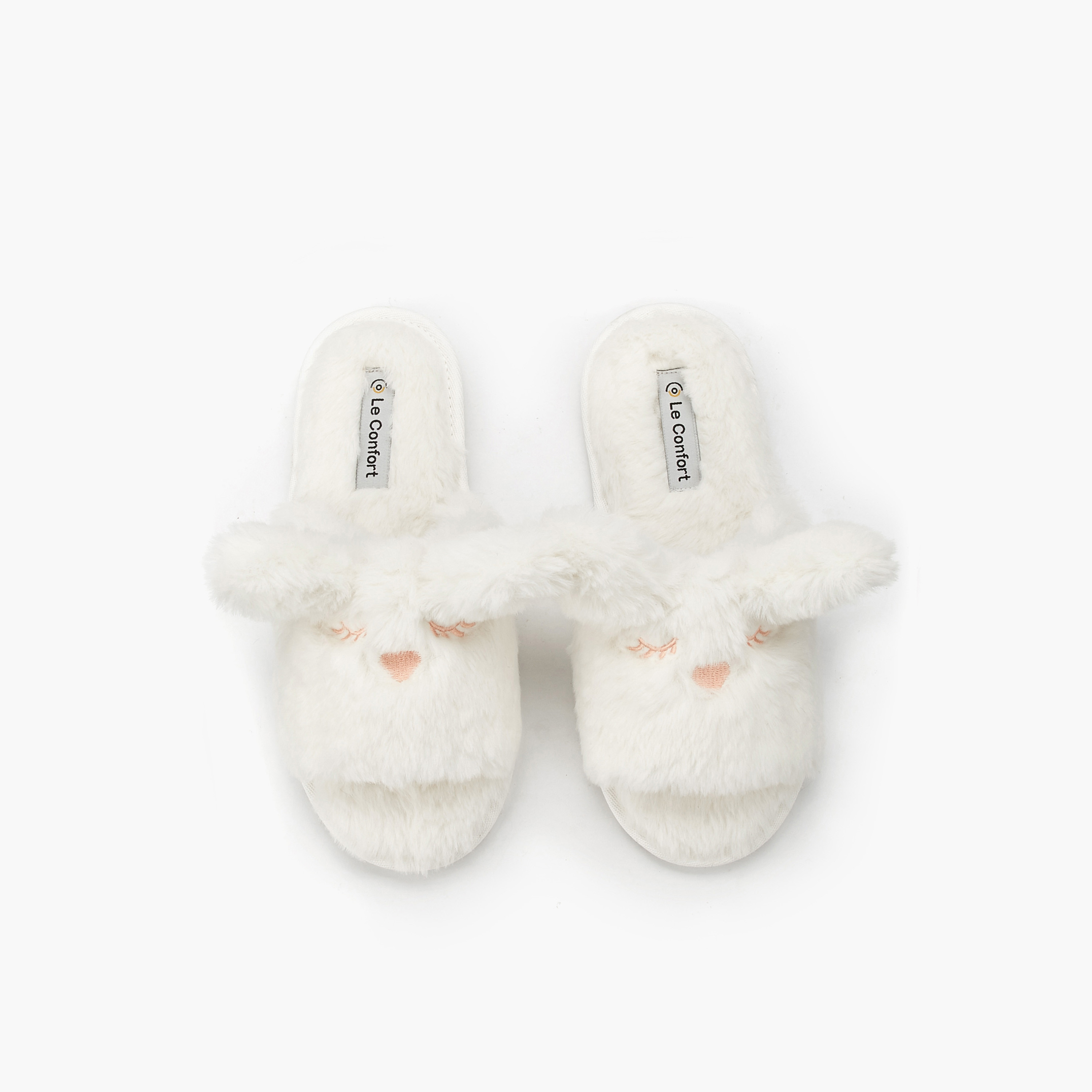 Le Confort Women Ear Applique Bedroom Slippers-women-shoes-bedroomslippers-image-1