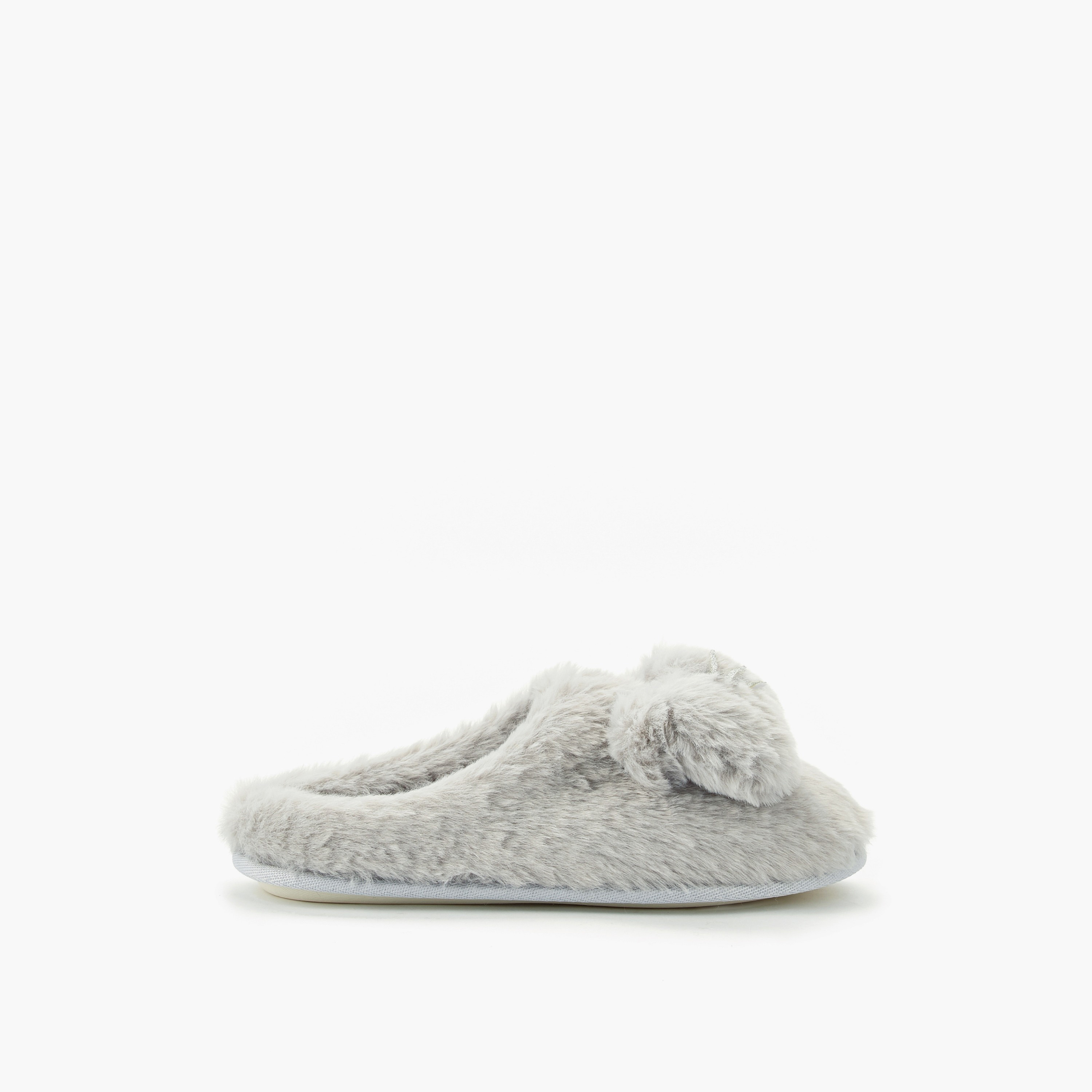 Le Confort Women Faux Fur Bedroom Slides-women-shoes-bedroomslippers-image-3