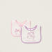 Sanrio Hello Kitty Print Bib with Button Closure - Set of 2-Bibs and Burp Cloths-thumbnail-0