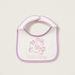 Sanrio Hello Kitty Print Bib with Button Closure - Set of 2-Bibs and Burp Cloths-thumbnail-1