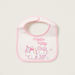 Sanrio Hello Kitty Print Bib with Button Closure - Set of 2-Bibs and Burp Cloths-thumbnail-2