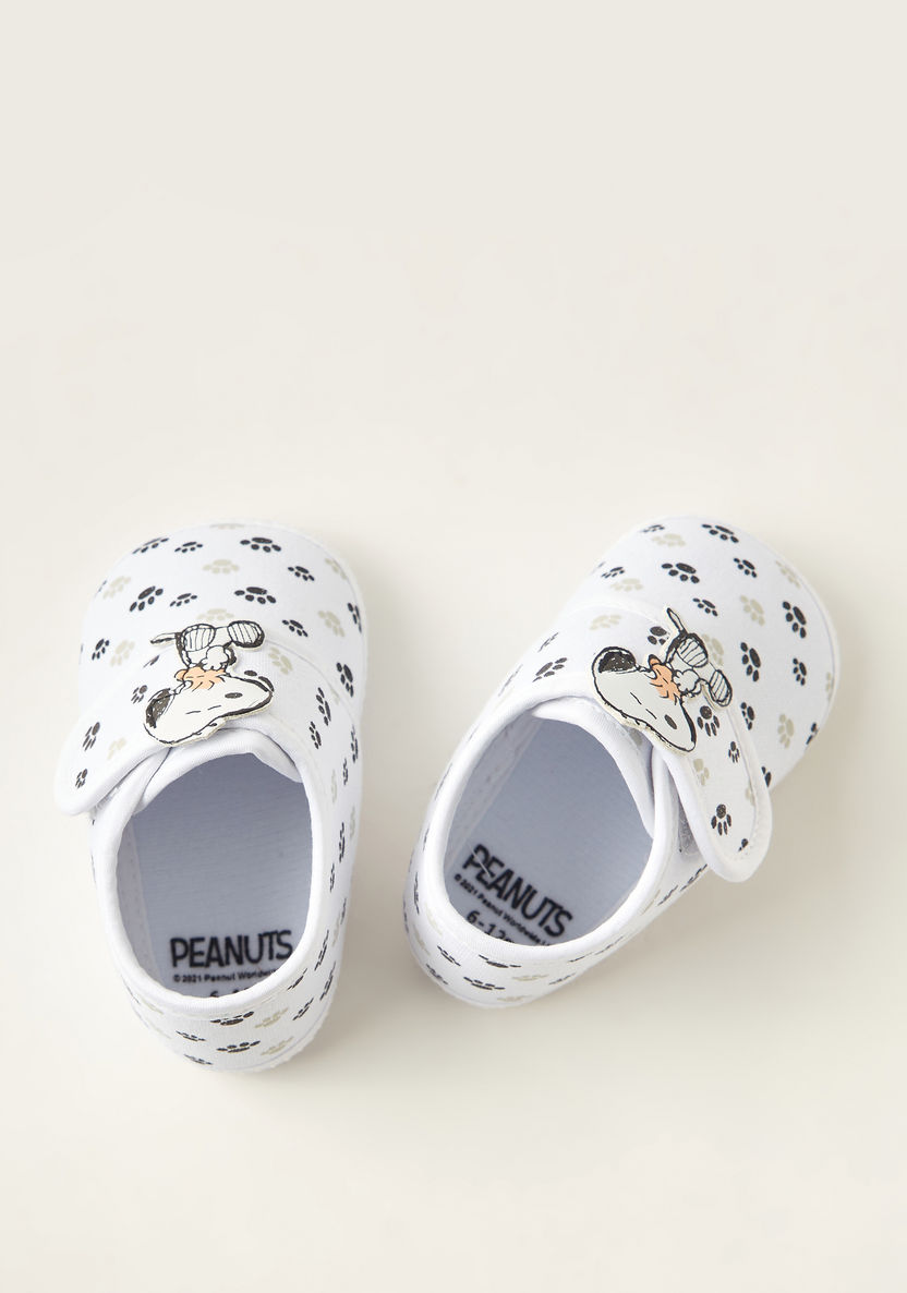Disney All-Over Snoopy Print Baby Shoes-Booties-image-0