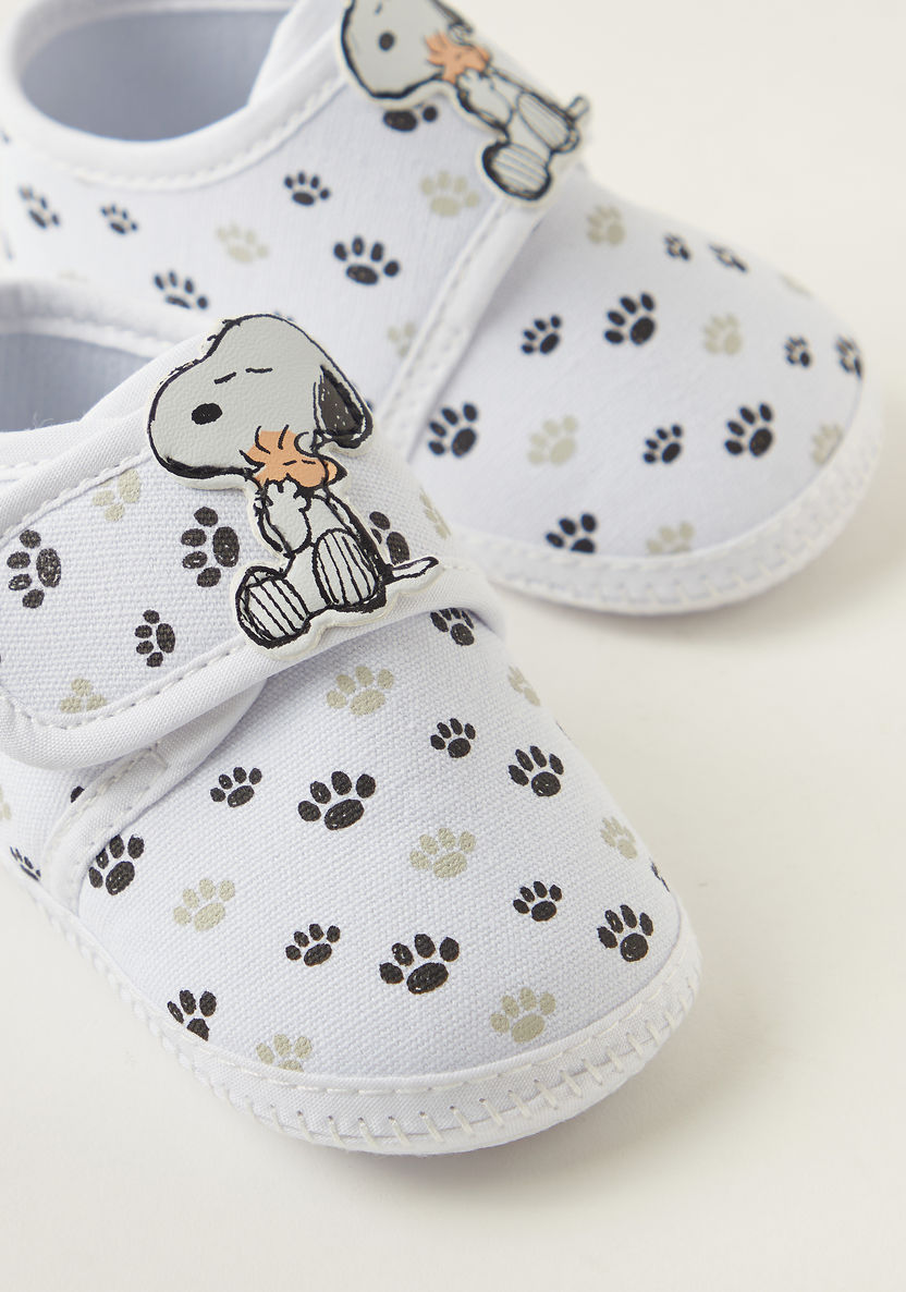 Disney All-Over Snoopy Print Baby Shoes-Booties-image-2