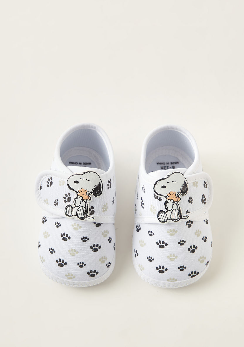 Disney All-Over Snoopy Print Baby Shoes-Booties-image-4