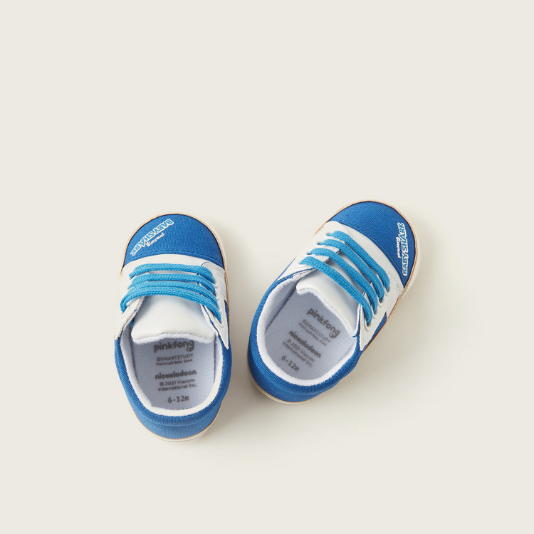Baby Shark Print Slip-On Baby Shoes