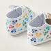 Juniors Mickey Mouse Print Booties with Applique Detail-Booties-thumbnailMobile-3